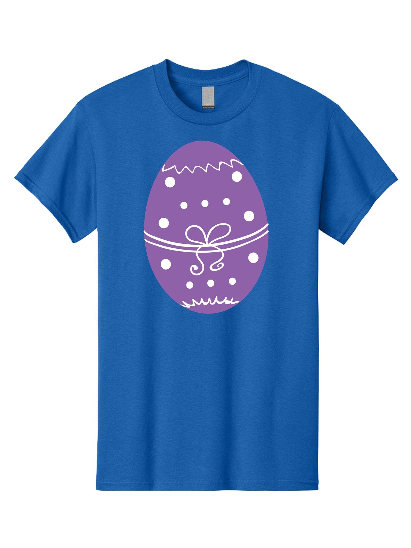 Purple-Easter-Egg Men'S Graphic Tee, 100% Cotton, Comfortable Casual Summer Wear, Machine Washable, Decorated Egg, Easter Egg, Purple Egg, Polka Dot Design, White Accents, Festive Pattern, Spring Decor, Holiday Theme, Egg Decoration Aad109 13