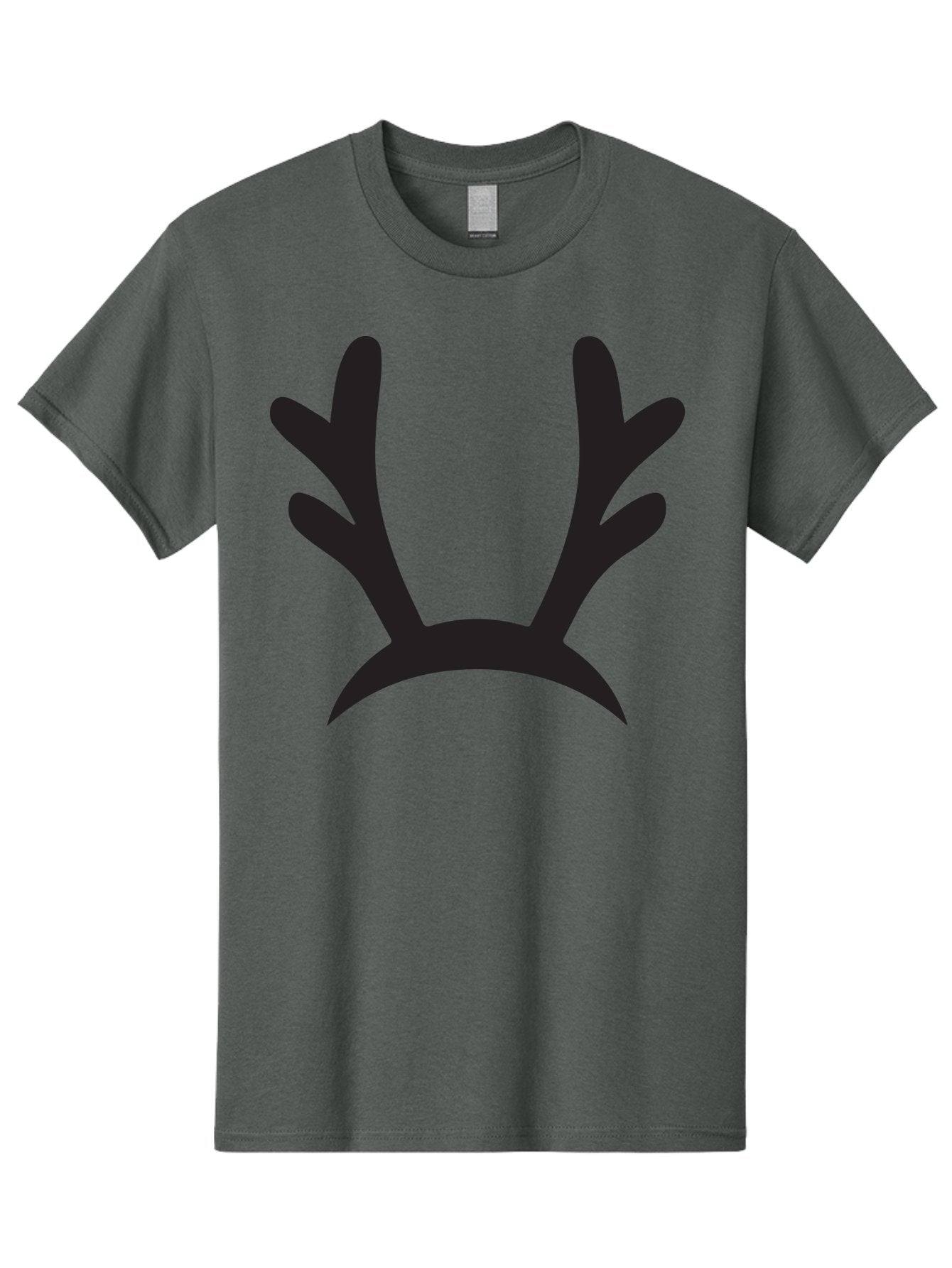 Reindeer-Antlers Men'S Graphic Tee, 100% Cotton, Comfortable Casual Summer Wear, Machine Washable, Reindeer Antlers, Festive Accessories, Holiday Decorations, Christmas Attire, Party Props, Novelty Headbands, Antler Headband Aad121 9