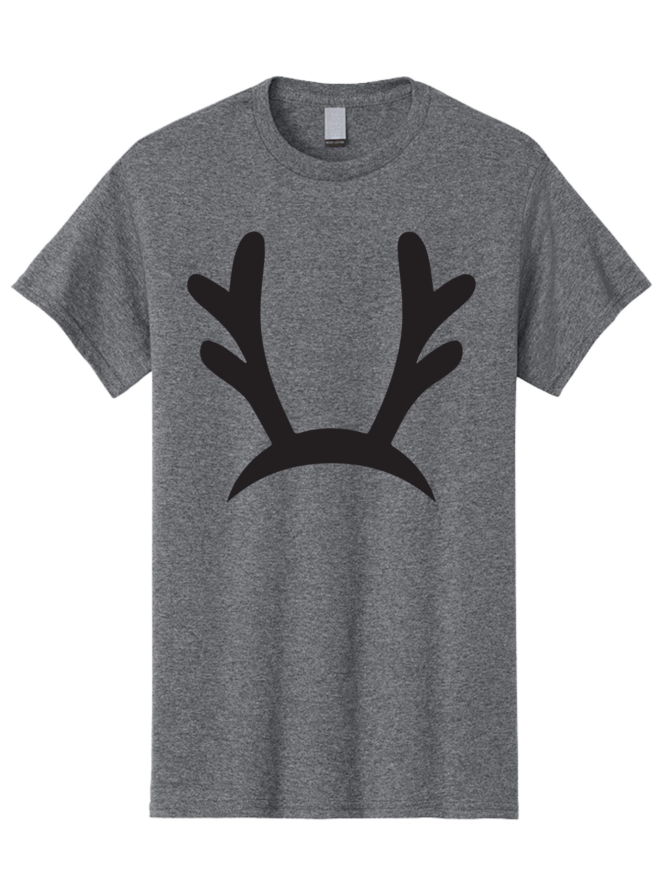 Reindeer-Antlers Men'S Graphic Tee, 100% Cotton, Comfortable Casual Summer Wear, Machine Washable, Reindeer Antlers, Festive Accessories, Holiday Decorations, Christmas Attire, Party Props, Novelty Headbands, Antler Headband Aad121 14