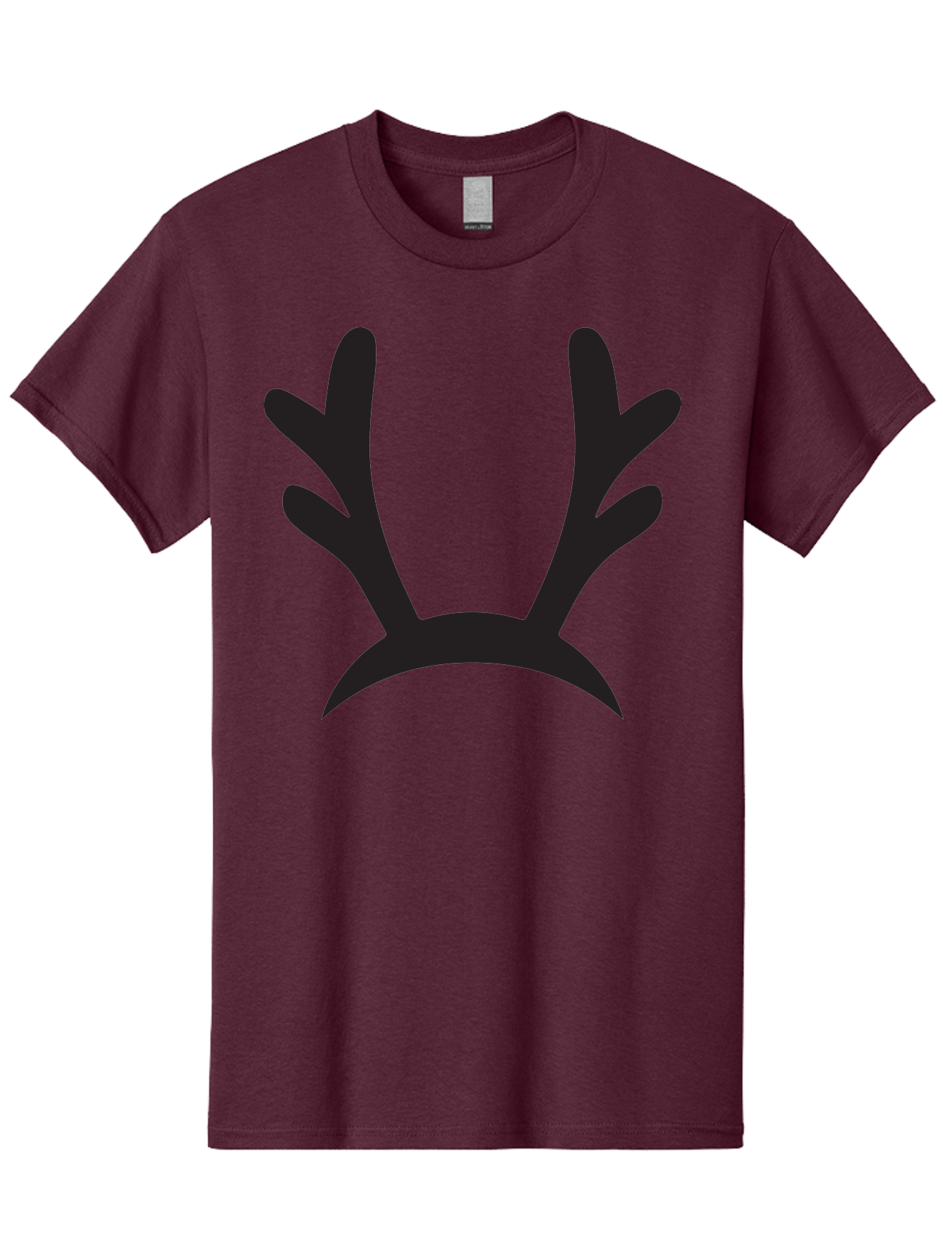 Reindeer-Antlers Men'S Graphic Tee, 100% Cotton, Comfortable Casual Summer Wear, Machine Washable, Reindeer Antlers, Festive Accessories, Holiday Decorations, Christmas Attire, Party Props, Novelty Headbands, Antler Headband Aad121 27