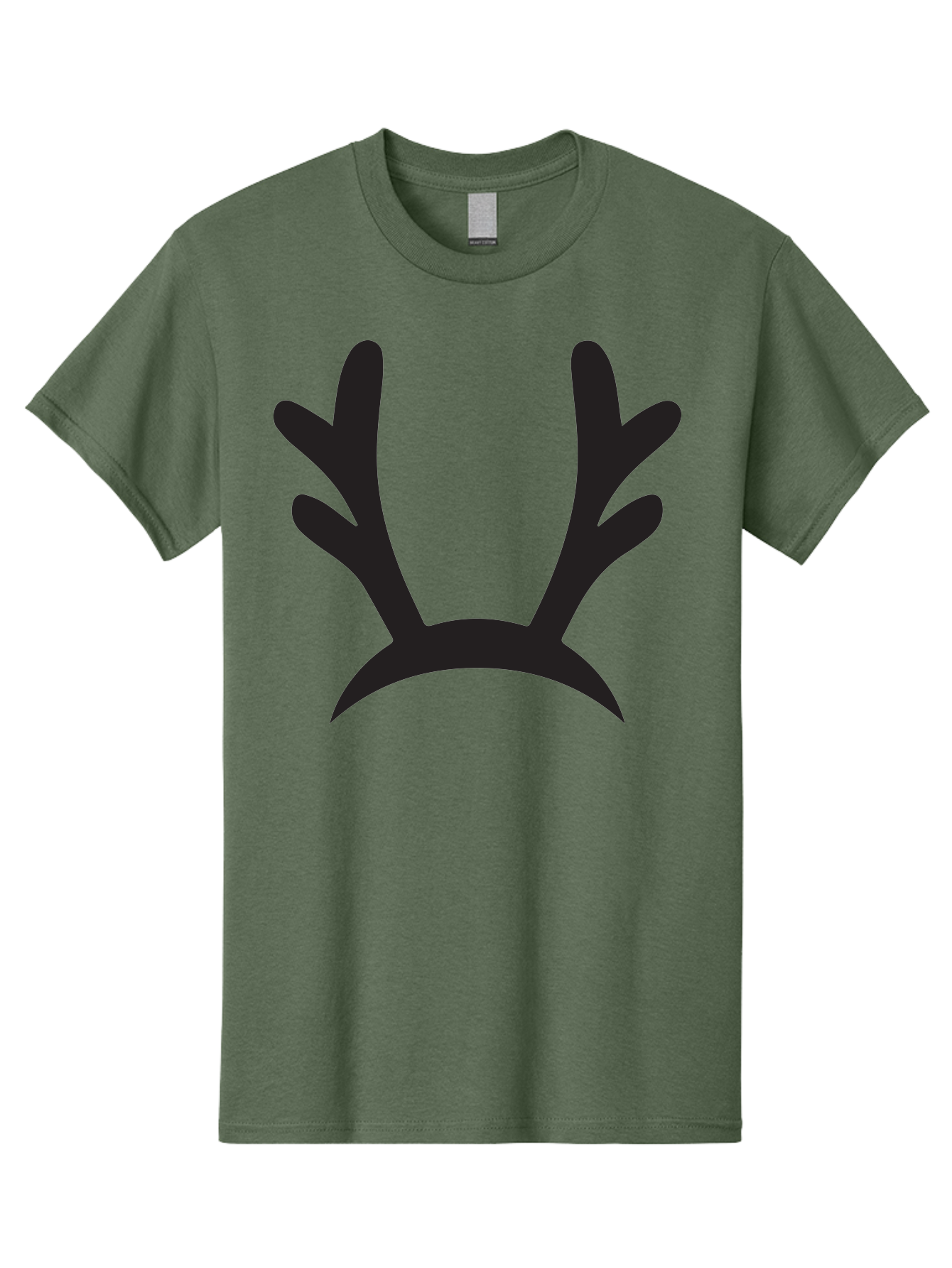 Reindeer-Antlers Men'S Graphic Tee, 100% Cotton, Comfortable Casual Summer Wear, Machine Washable, Reindeer Antlers, Festive Accessories, Holiday Decorations, Christmas Attire, Party Props, Novelty Headbands, Antler Headband Aad121 7