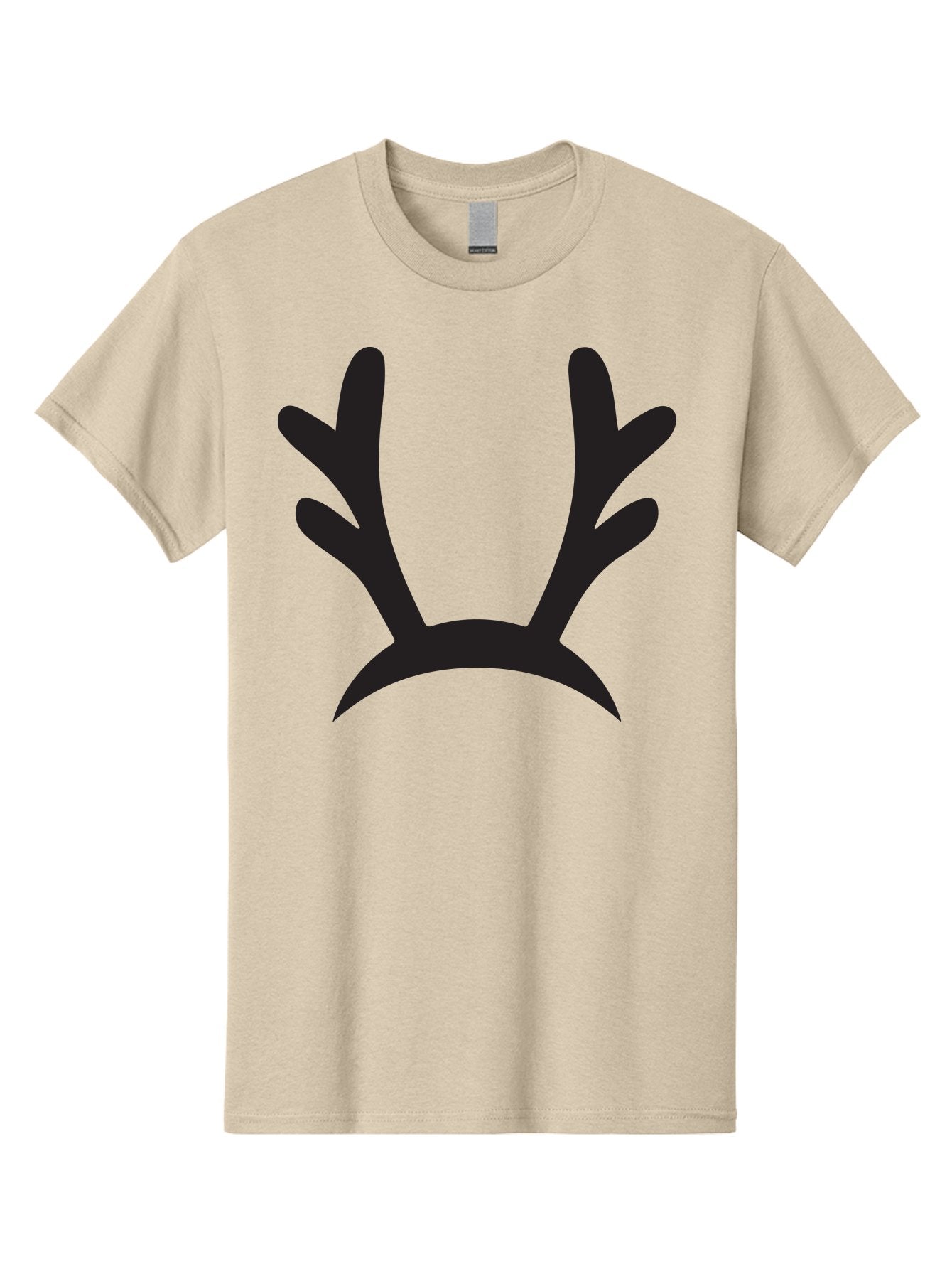 Reindeer-Antlers Men'S Graphic Tee, 100% Cotton, Comfortable Casual Summer Wear, Machine Washable, Reindeer Antlers, Festive Accessories, Holiday Decorations, Christmas Attire, Party Props, Novelty Headbands, Antler Headband Aad121 12