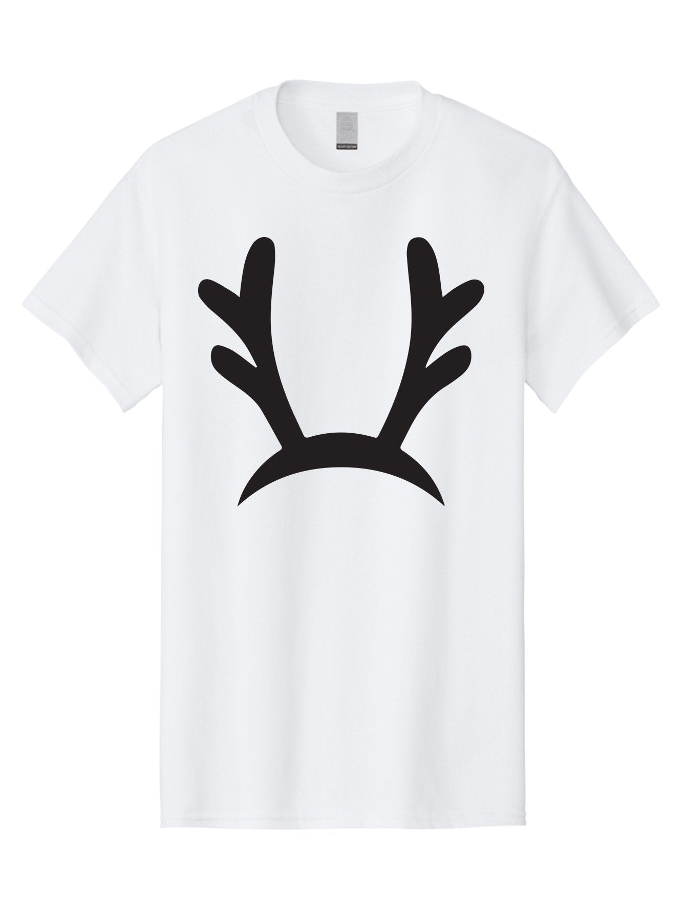 Reindeer-Antlers Men'S Graphic Tee, 100% Cotton, Comfortable Casual Summer Wear, Machine Washable, Reindeer Antlers, Festive Accessories, Holiday Decorations, Christmas Attire, Party Props, Novelty Headbands, Antler Headband Aad121 8