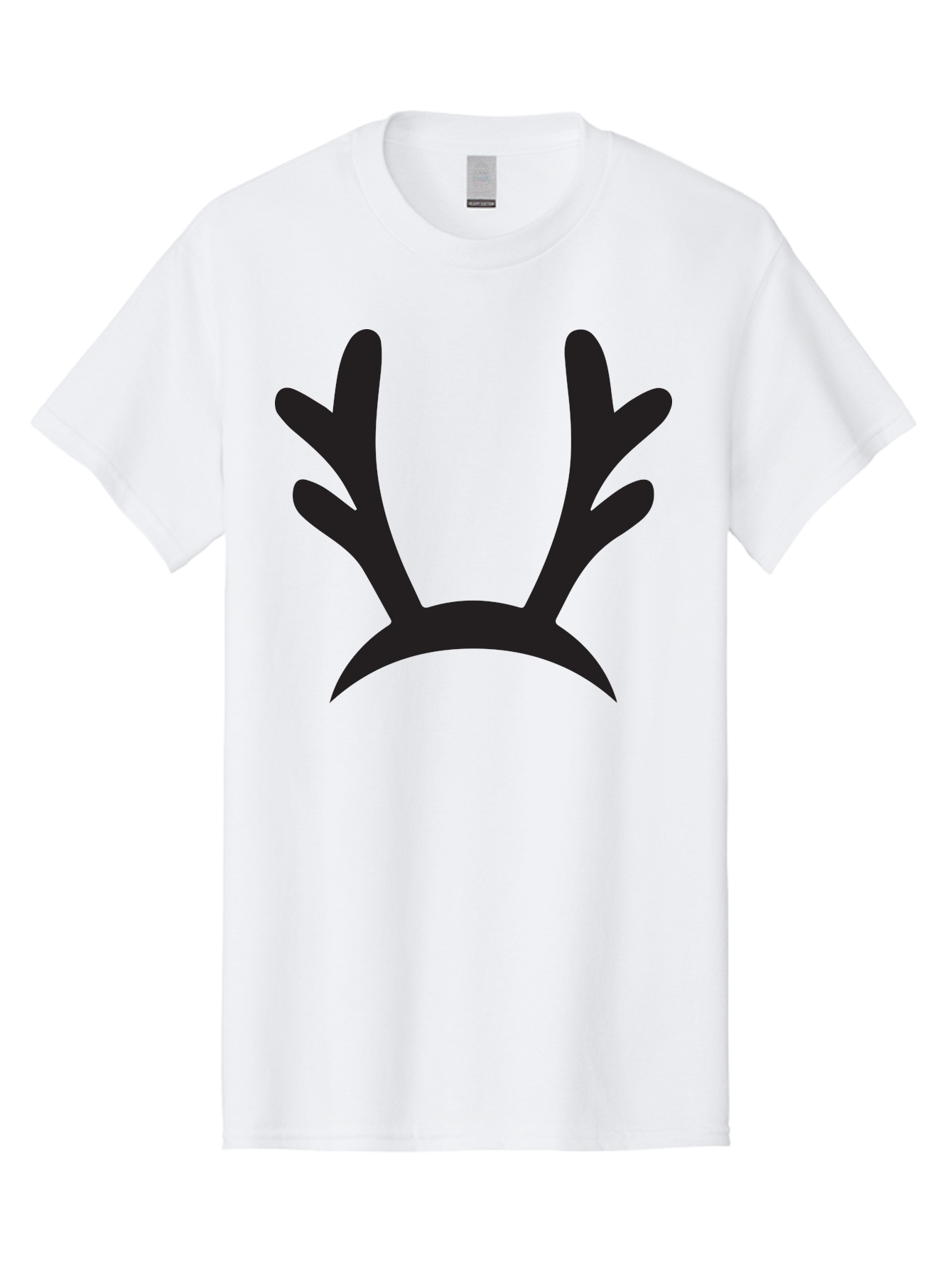 Reindeer-Antlers Men'S Graphic Tee, 100% Cotton, Comfortable Casual Summer Wear, Machine Washable, Reindeer Antlers, Festive Accessories, Holiday Decorations, Christmas Attire, Party Props, Novelty Headbands, Antler Headband Aad121 11