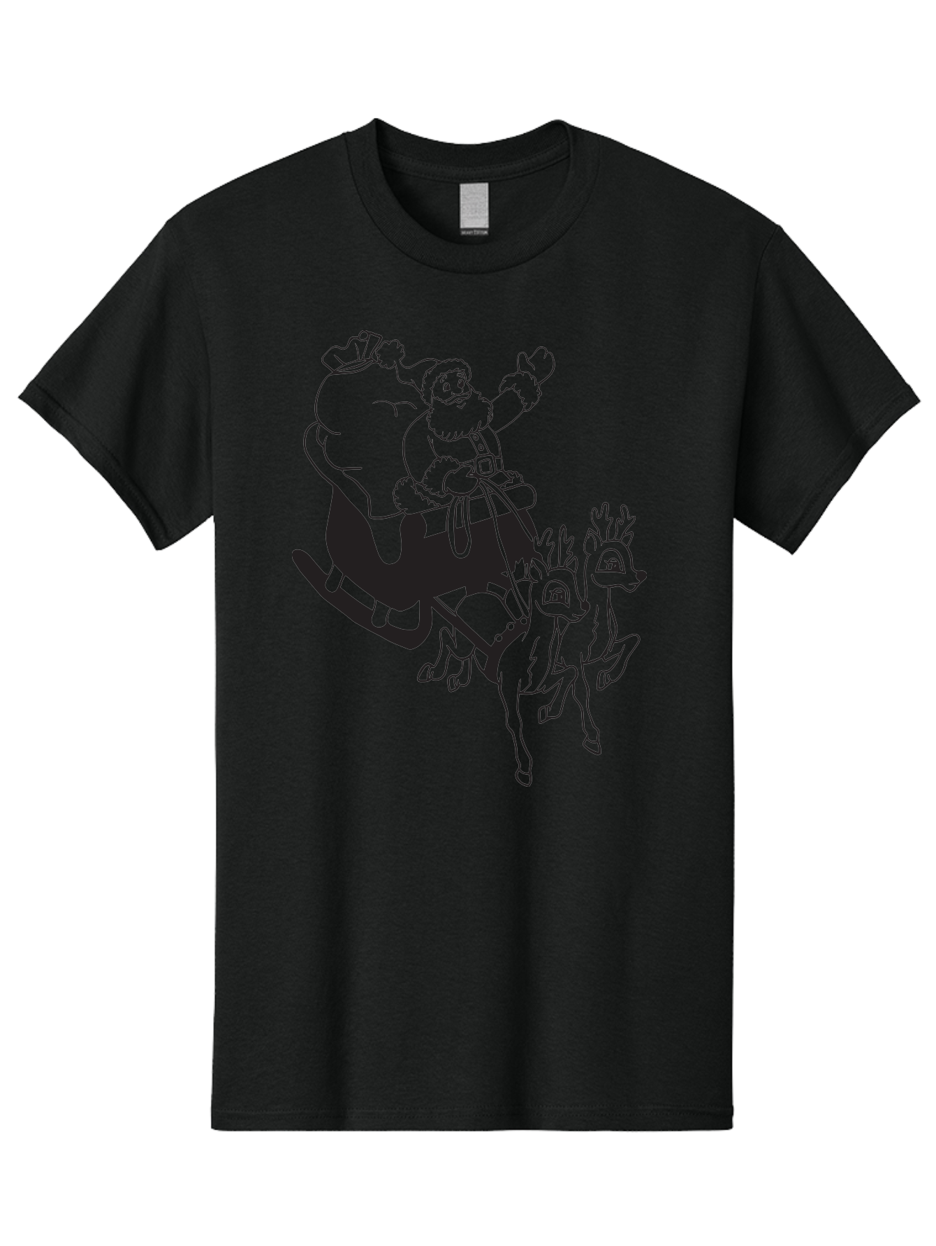 Santa-Claus Men'S Graphic Tee, 100% Cotton, Comfortable Casual Summer Wear, Machine Washable, Santa Claus, Christmas Magic, Festive Holiday, Jolly Old Elf, Reindeer In Flight, Gift Giving Season, Merry Christmas, Holiday Cheer Aad134 29