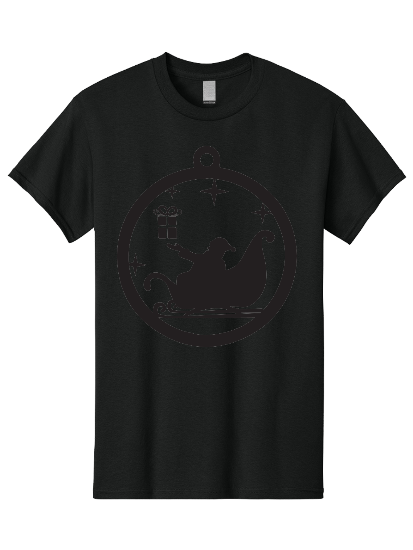 Santa-Sleigh-Ornament-1 Men'S Graphic Tee, 100% Cotton, Comfortable Casual Summer Wear, Machine Washable, Santa Claus, Christmas Gift, Sleigh Ride, Festive Holiday, Winter Wonderland, Gift Giving, Christmas Magic, Holiday Cheer Aad137 15