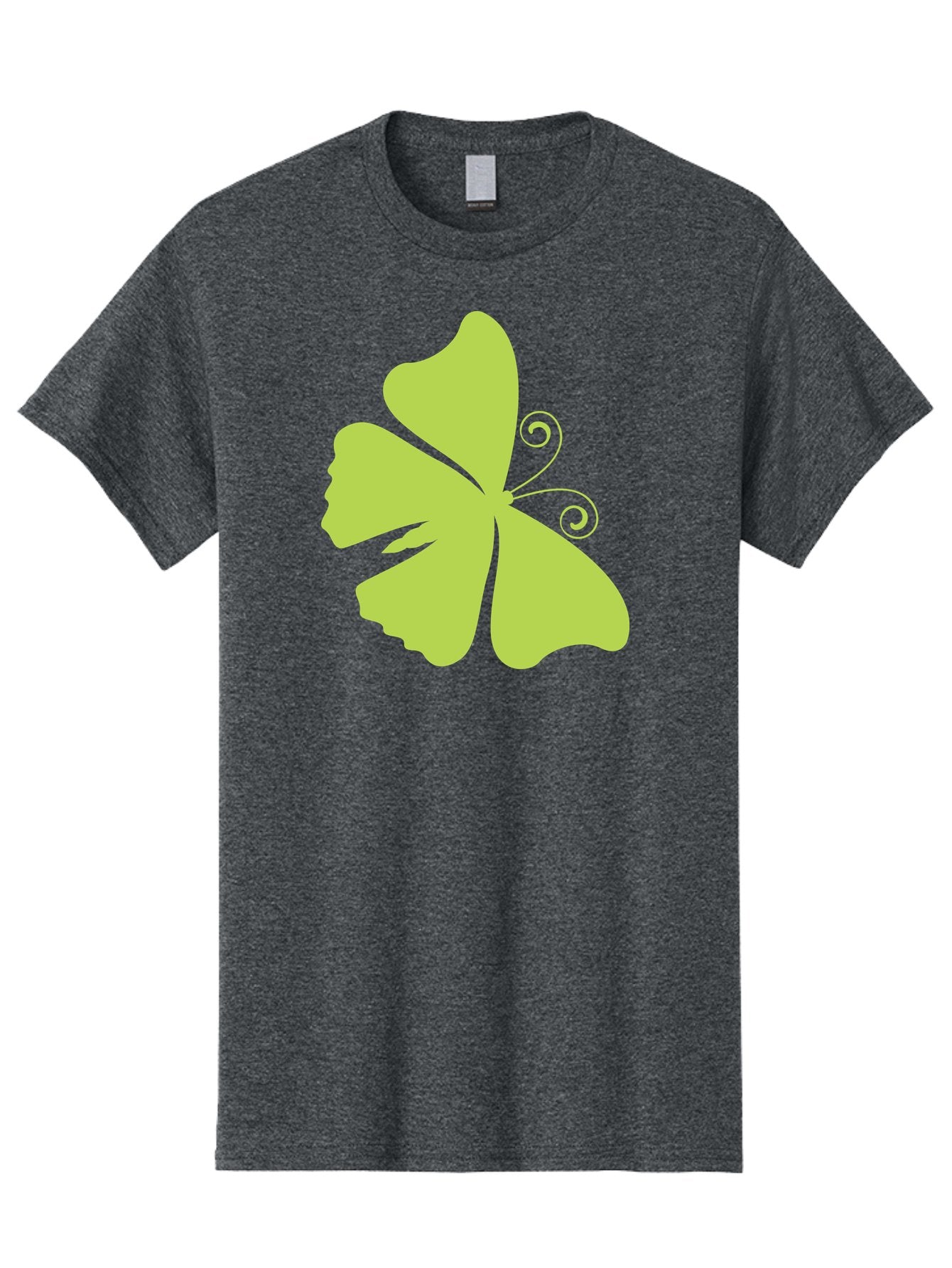 Shamrock-Graphic Men'S Graphic Tee, 100% Cotton, Comfortable Casual Summer Wear, Machine Washable, Clover Silhouette, Shamrock Graphic, Four-Leaf Clover, Irish Heritage, Luck Symbol, Green Leaf, Elegant Design, Minimalist Art, Simple Shapes Aad152 12