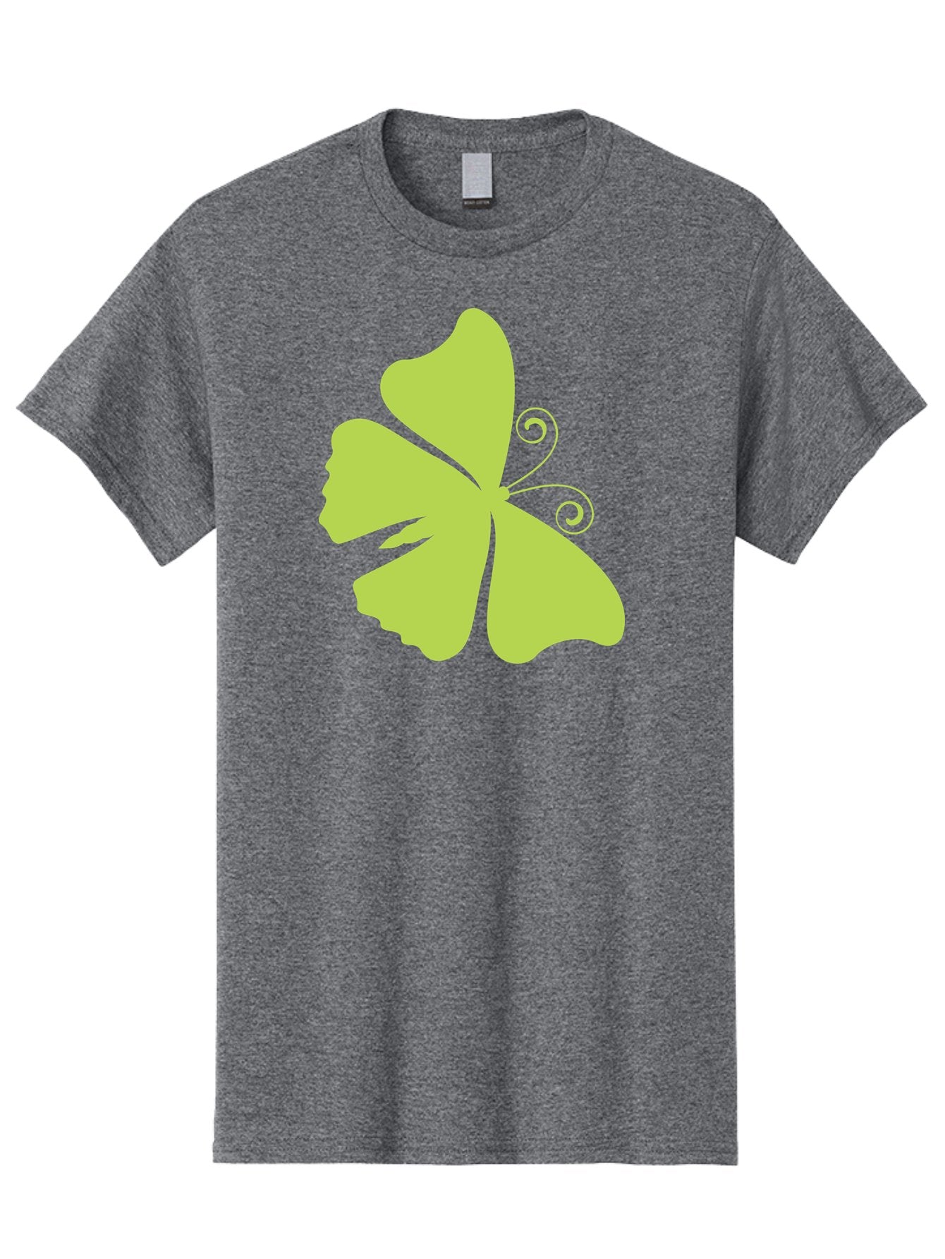 Shamrock-Graphic Men'S Graphic Tee, 100% Cotton, Comfortable Casual Summer Wear, Machine Washable, Clover Silhouette, Shamrock Graphic, Four-Leaf Clover, Irish Heritage, Luck Symbol, Green Leaf, Elegant Design, Minimalist Art, Simple Shapes Aad152 7