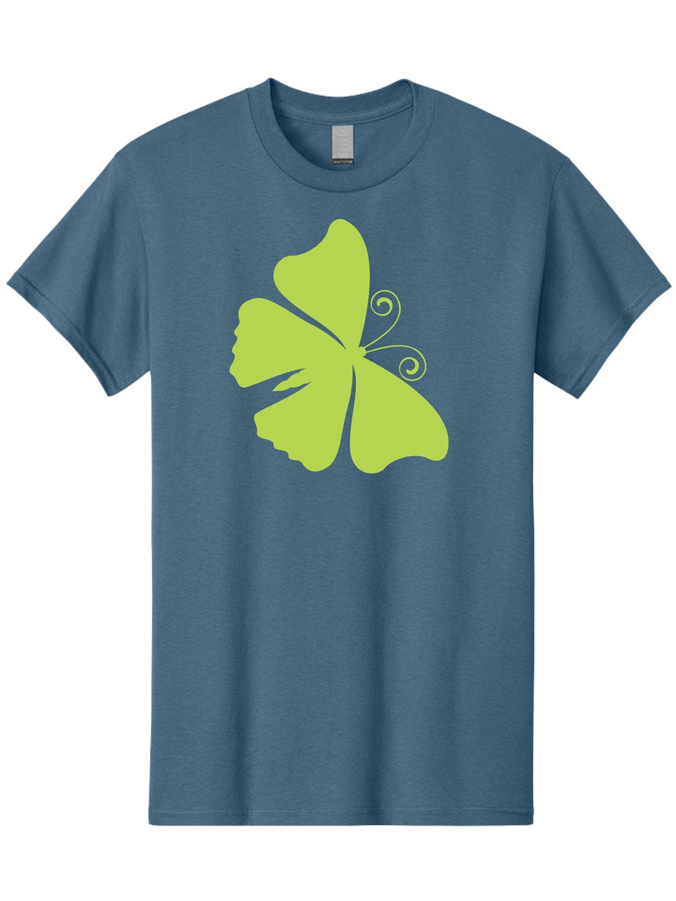Shamrock-Graphic Men'S Graphic Tee, 100% Cotton, Comfortable Casual Summer Wear, Machine Washable, Clover Silhouette, Shamrock Graphic, Four-Leaf Clover, Irish Heritage, Luck Symbol, Green Leaf, Elegant Design, Minimalist Art, Simple Shapes Aad152 15
