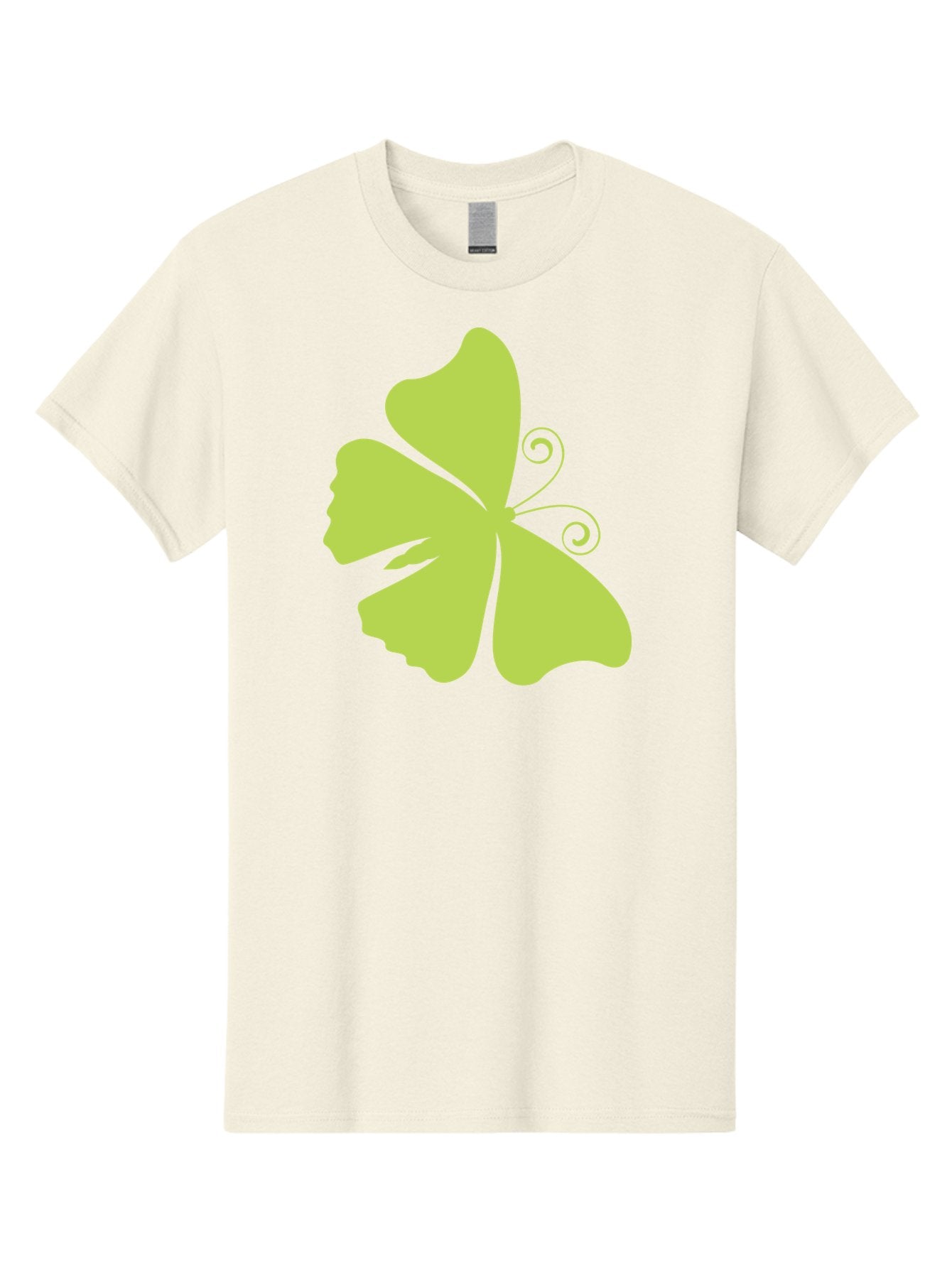 Shamrock-Graphic Men'S Graphic Tee, 100% Cotton, Comfortable Casual Summer Wear, Machine Washable, Clover Silhouette, Shamrock Graphic, Four-Leaf Clover, Irish Heritage, Luck Symbol, Green Leaf, Elegant Design, Minimalist Art, Simple Shapes Aad152 9