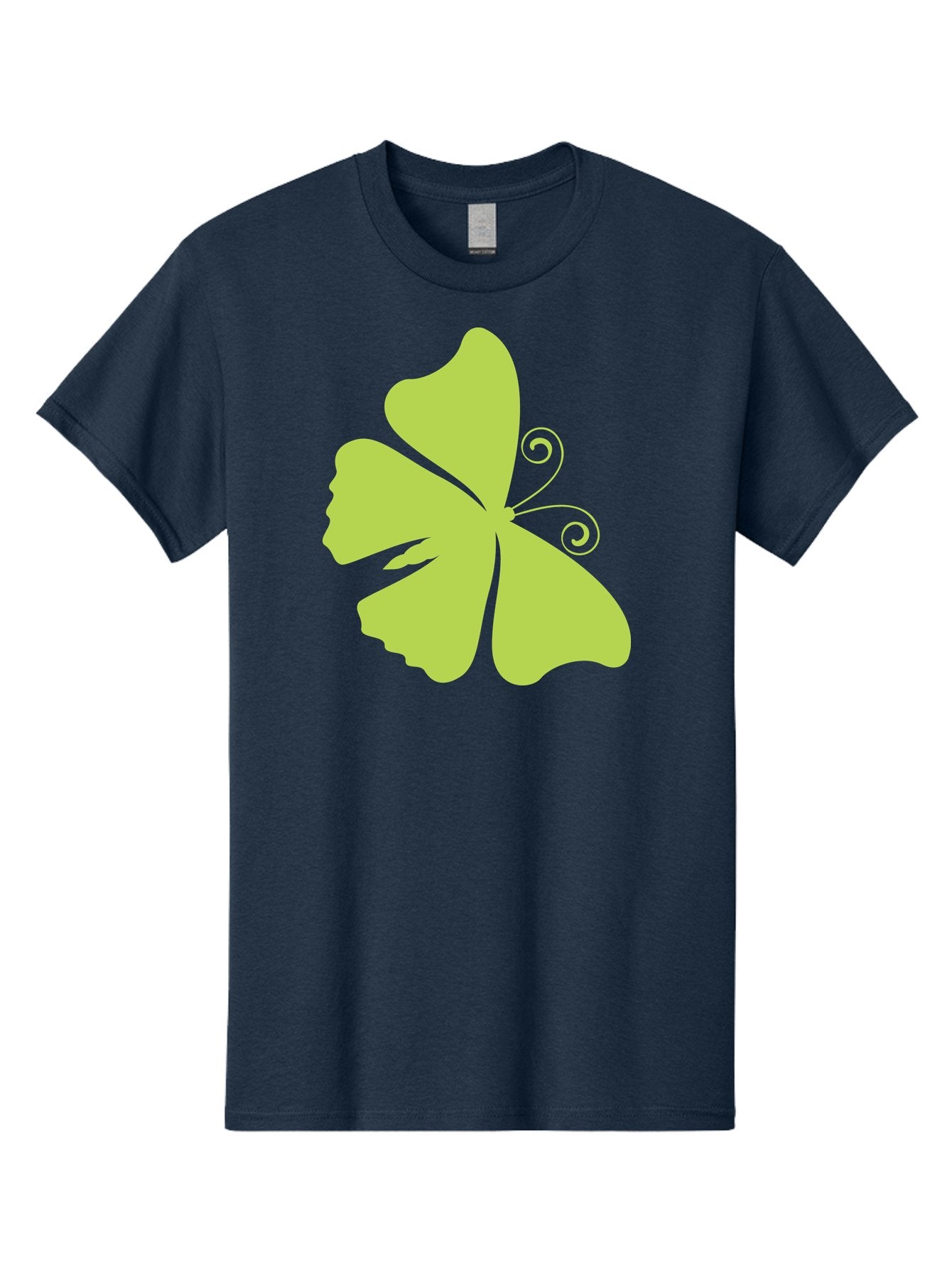 Shamrock-Graphic Men'S Graphic Tee, 100% Cotton, Comfortable Casual Summer Wear, Machine Washable, Clover Silhouette, Shamrock Graphic, Four-Leaf Clover, Irish Heritage, Luck Symbol, Green Leaf, Elegant Design, Minimalist Art, Simple Shapes Aad152 14