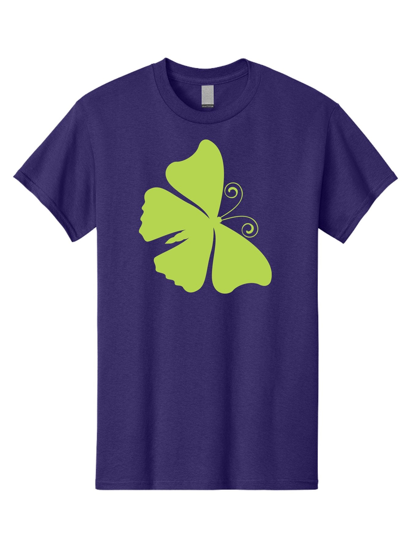 Shamrock-Graphic Men'S Graphic Tee, 100% Cotton, Comfortable Casual Summer Wear, Machine Washable, Clover Silhouette, Shamrock Graphic, Four-Leaf Clover, Irish Heritage, Luck Symbol, Green Leaf, Elegant Design, Minimalist Art, Simple Shapes Aad152 10