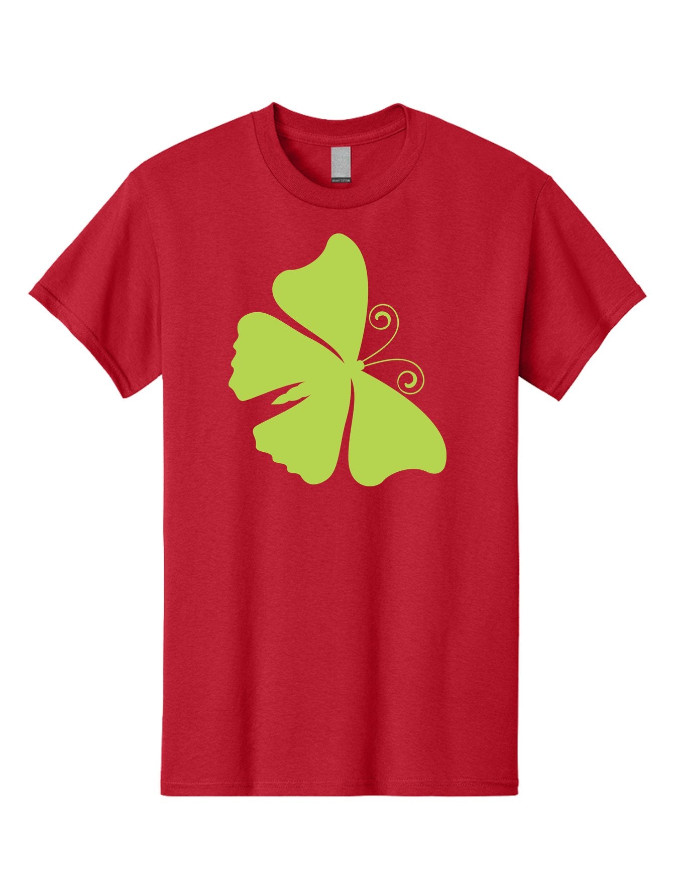 Shamrock-Graphic Men'S Graphic Tee, 100% Cotton, Comfortable Casual Summer Wear, Machine Washable, Clover Silhouette, Shamrock Graphic, Four-Leaf Clover, Irish Heritage, Luck Symbol, Green Leaf, Elegant Design, Minimalist Art, Simple Shapes Aad152 4