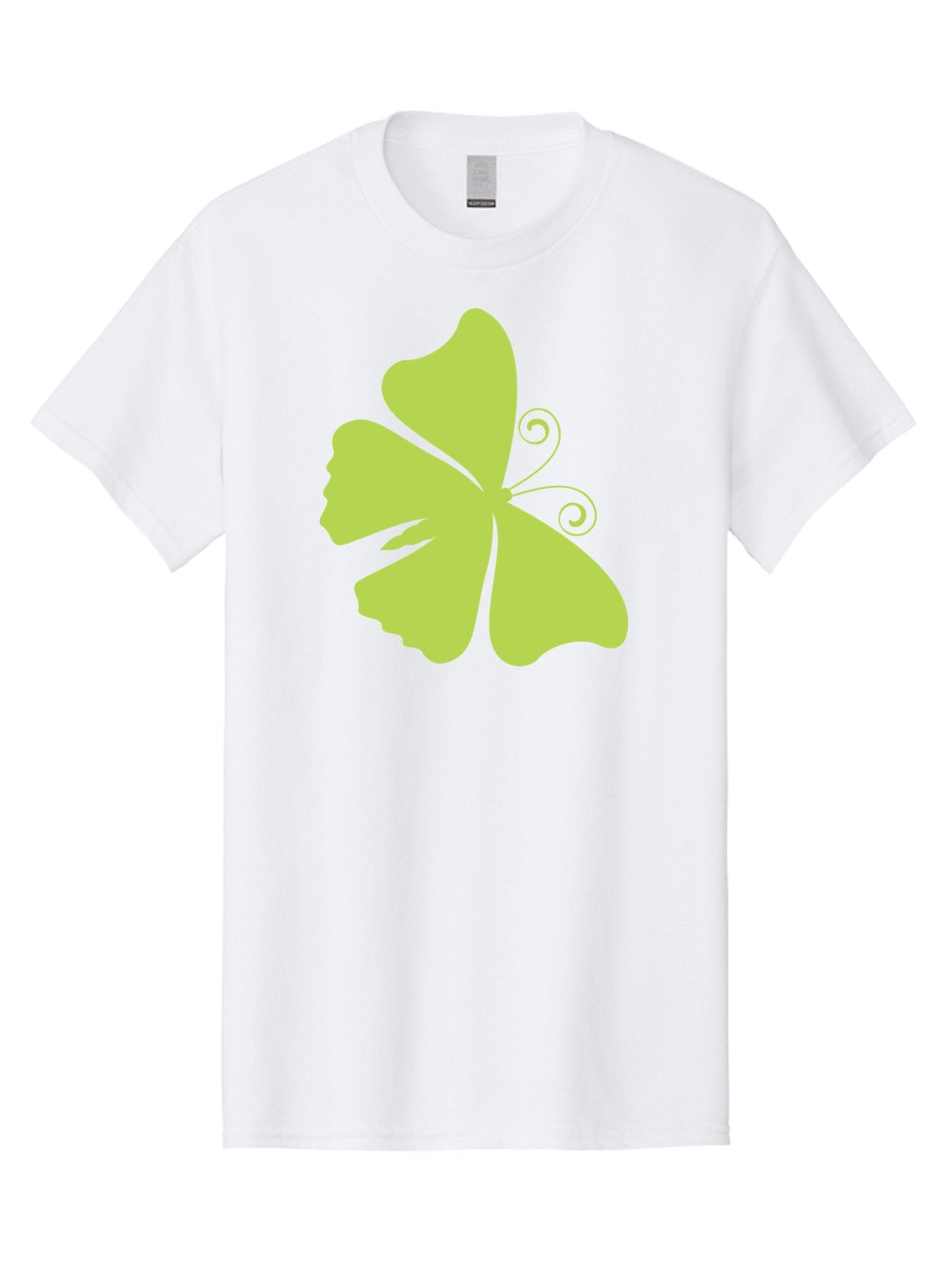 Shamrock-Graphic Men'S Graphic Tee, 100% Cotton, Comfortable Casual Summer Wear, Machine Washable, Clover Silhouette, Shamrock Graphic, Four-Leaf Clover, Irish Heritage, Luck Symbol, Green Leaf, Elegant Design, Minimalist Art, Simple Shapes Aad152