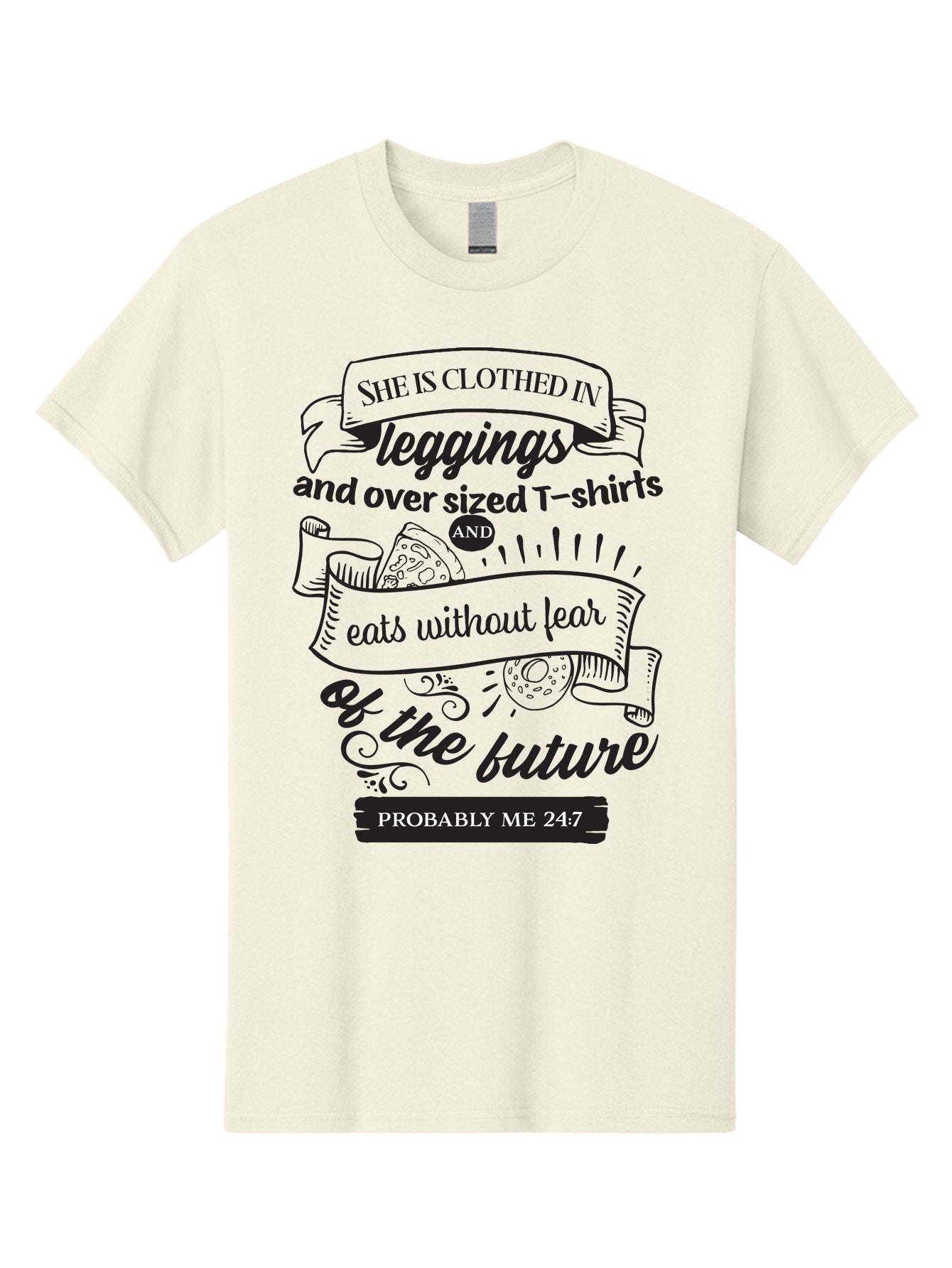 She-Is-Clothed-In-Leggings Men'S Graphic Tee, 100% Cotton, Comfortable Casual Summer Wear, Machine Washable, Funny Quote, Relatable Humor, Casual Fashion, Relaxed Lifestyle, Leggings And Oversized T-Shirts, Eating Without Fear, Aad156 8