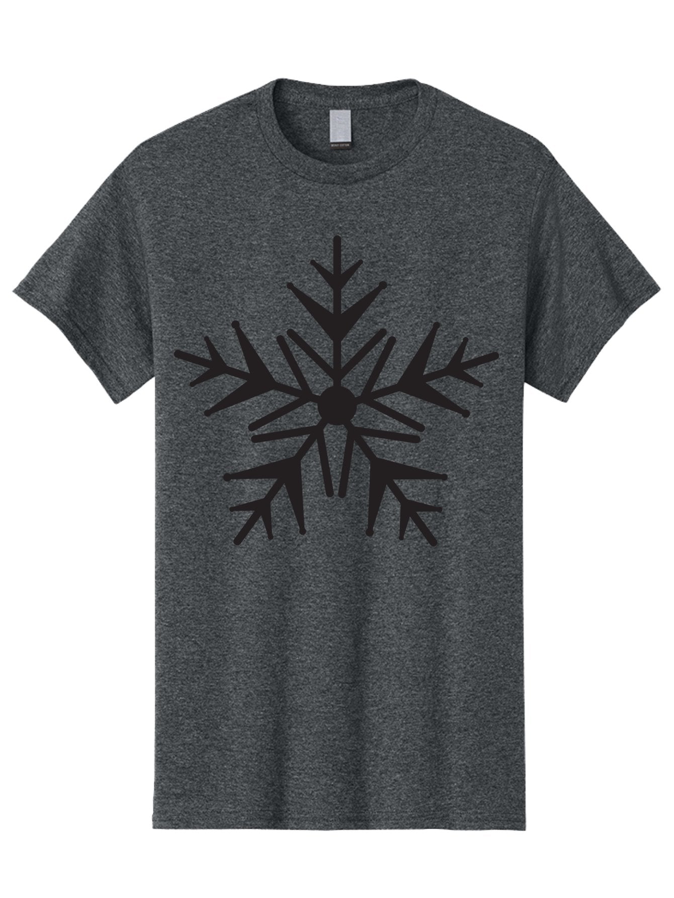Snowflake-6 Men'S Graphic Tee, 100% Cotton, Comfortable Casual Summer Wear, Machine Washable, Snowflake, Winter Wonderland, Frosty Design, Delicate Pattern, Intricate Details, Symmetrical Shape, Winter Season, Festive Decoration Aad172 12