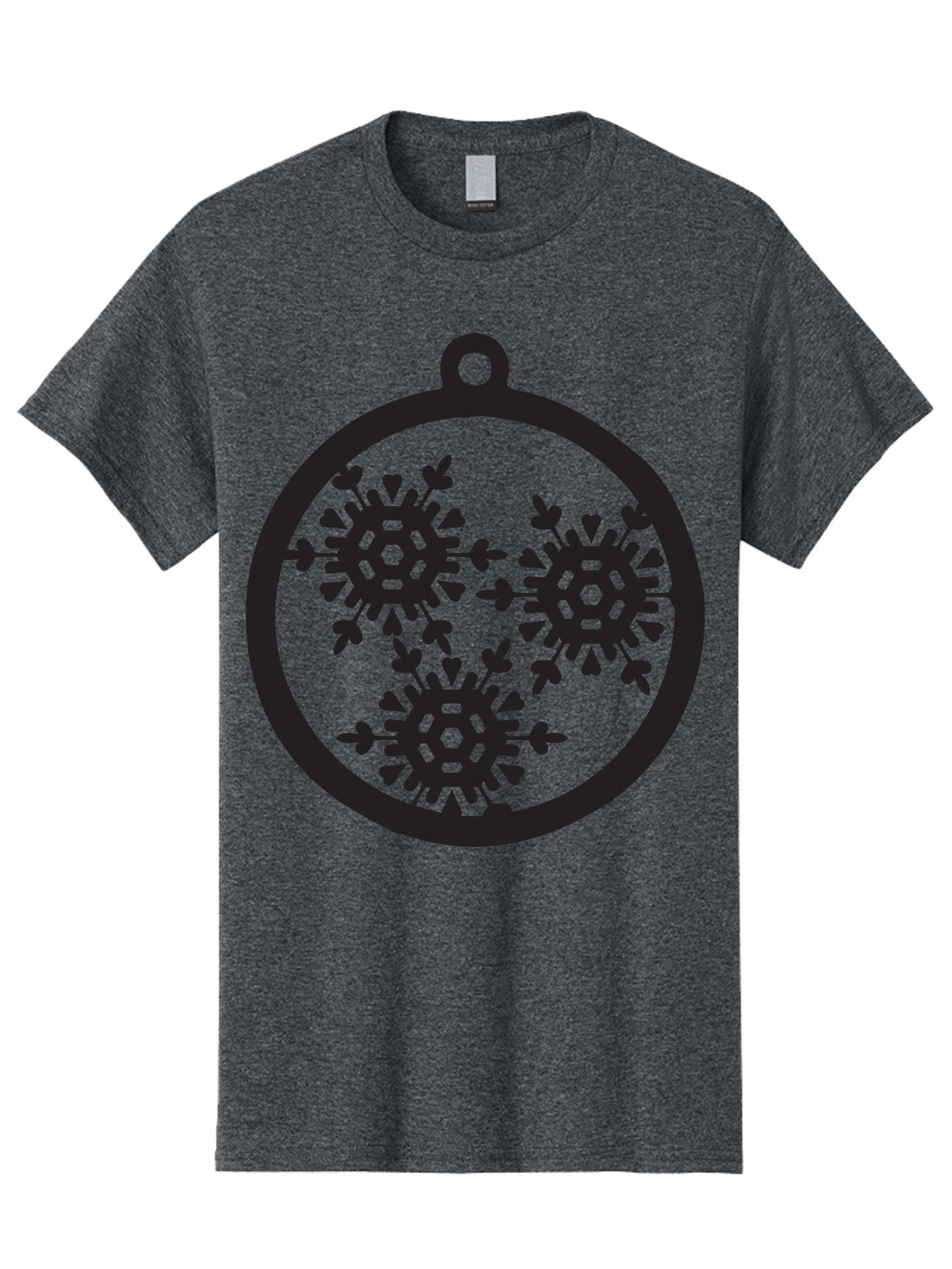 Snowflakes-Ornament-1 Men'S Graphic Tee, 100% Cotton, Comfortable Casual Summer Wear, Machine Washable, Snowflakes In Ornament, Winter Decorations, Festive Designs, Holiday Ornaments, Christmas Decor, Snowy Themes, Decorative Cutouts, Aad176 10