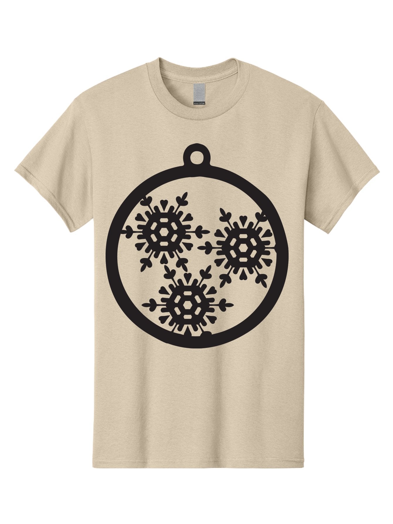 Snowflakes-Ornament-1 Men'S Graphic Tee, 100% Cotton, Comfortable Casual Summer Wear, Machine Washable, Snowflakes In Ornament, Winter Decorations, Festive Designs, Holiday Ornaments, Christmas Decor, Snowy Themes, Decorative Cutouts, Aad176 14
