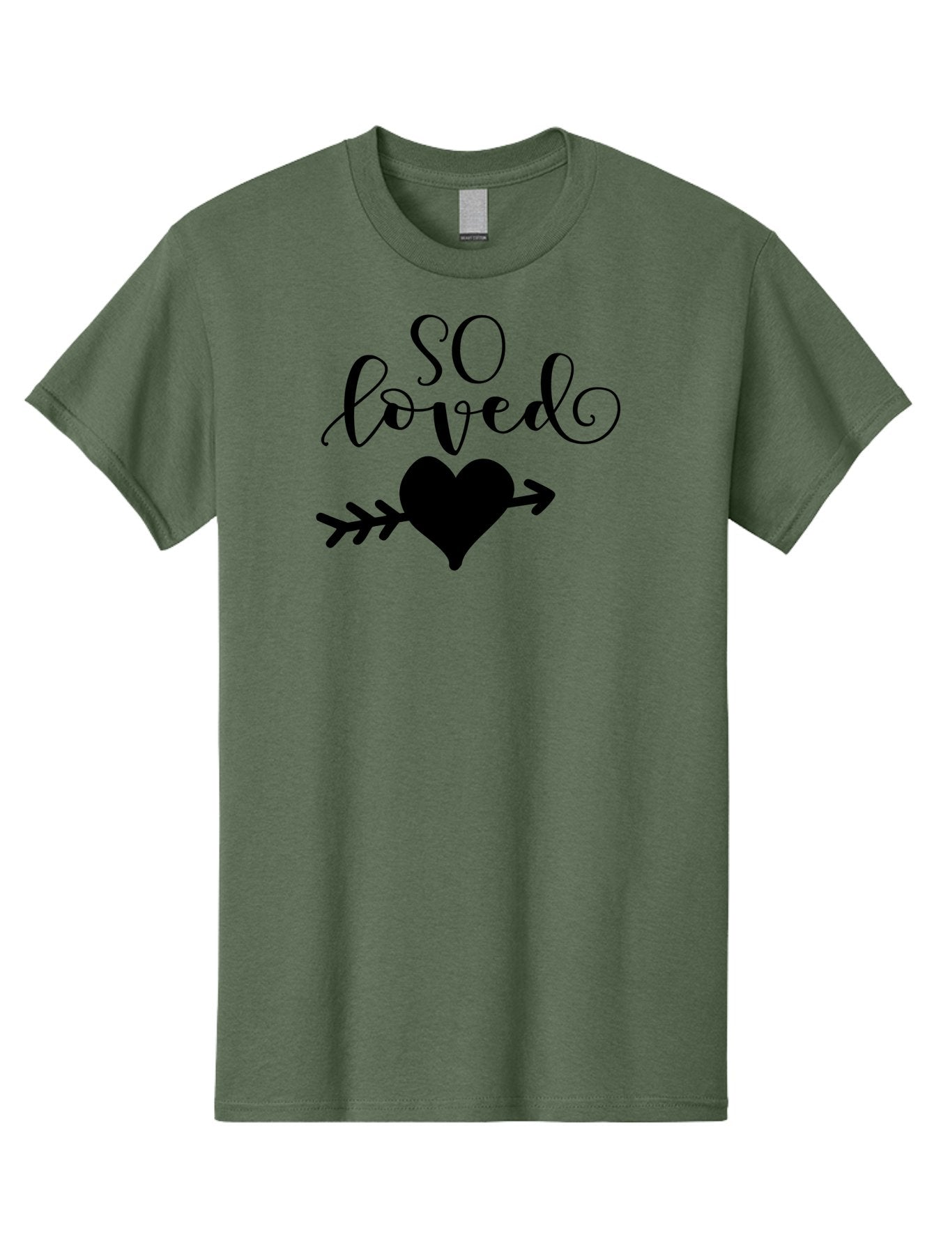 So-Loved Men'S Graphic Tee, 100% Cotton, Comfortable Casual Summer Wear, Machine Washable, Love Quote, Heart With Arrow, Valentines Day, Romantic Symbol, Love Message, Tender Feeling, Heartwarming, Love Inspiration Aad182 13