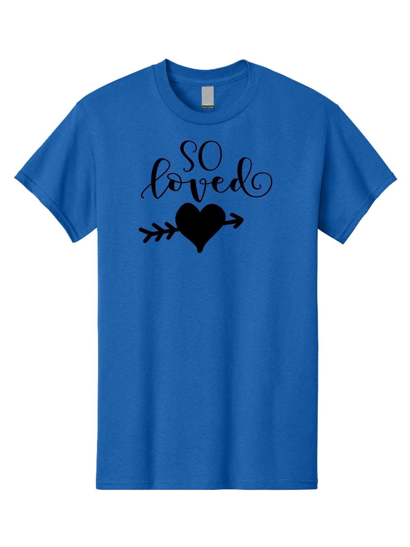 So-Loved Men'S Graphic Tee, 100% Cotton, Comfortable Casual Summer Wear, Machine Washable, Love Quote, Heart With Arrow, Valentines Day, Romantic Symbol, Love Message, Tender Feeling, Heartwarming, Love Inspiration Aad182 10