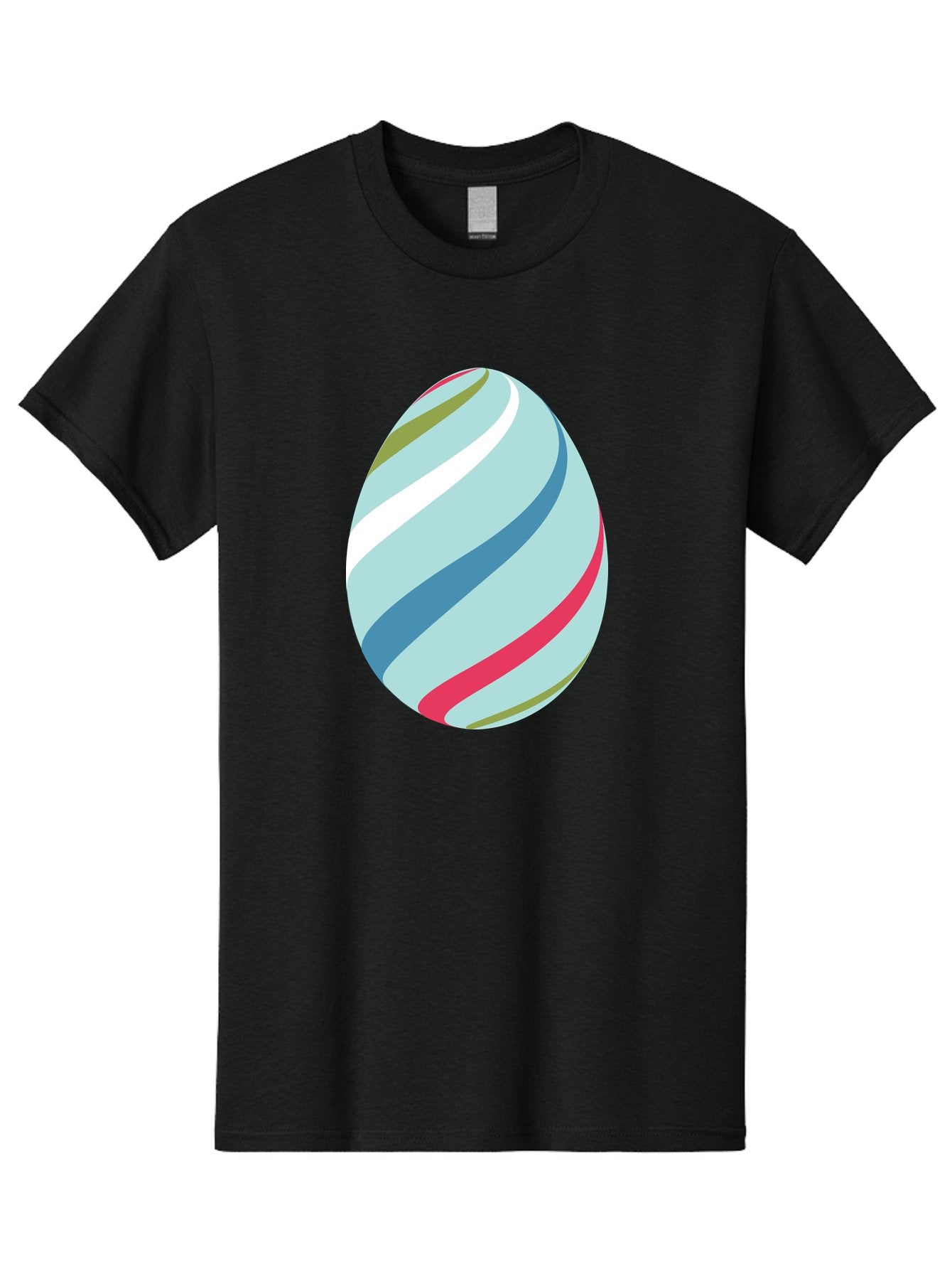 Striped-Easter-Egg Men'S Graphic Tee, 100% Cotton, Comfortable Casual Summer Wear, Machine Washable, Easter Egg Decoration, Colorful Stripes, Spring Theme, Pastel Colors, Festive Design, Easter Celebration, Egg Hunt, Vibrant Colors Aad205 10