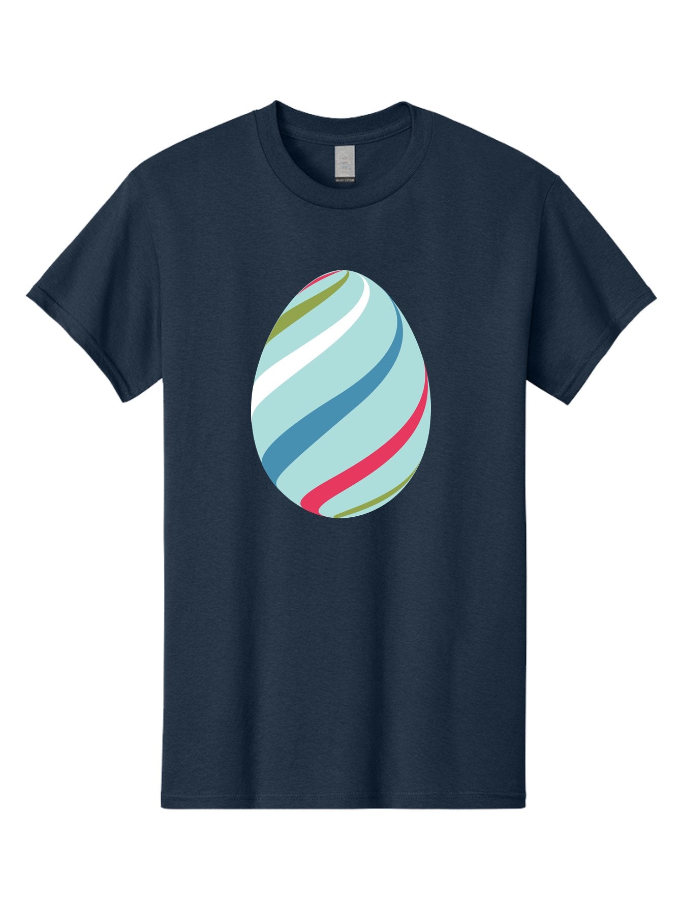 Striped-Easter-Egg Men'S Graphic Tee, 100% Cotton, Comfortable Casual Summer Wear, Machine Washable, Easter Egg Decoration, Colorful Stripes, Spring Theme, Pastel Colors, Festive Design, Easter Celebration, Egg Hunt, Vibrant Colors Aad205 5