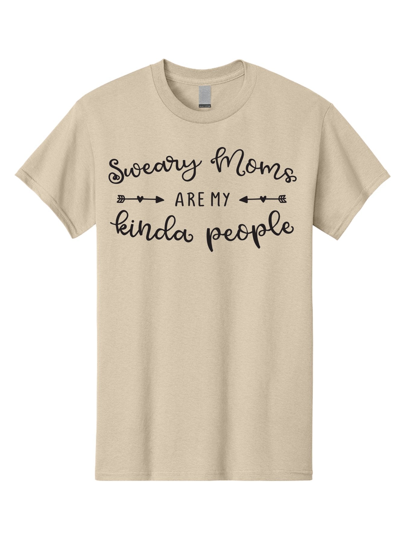 Sweary-Moms-Are-My-Kinda-People Men'S Graphic Tee, 100% Cotton, Comfortable Casual Summer Wear, Machine Washable, Funny Quote, Humorous Text, Sweary Moms, Mothers Day Gift, Mom Life, Sarcastic Humor, Relatable Quote, Quirky Design, Aad214 10
