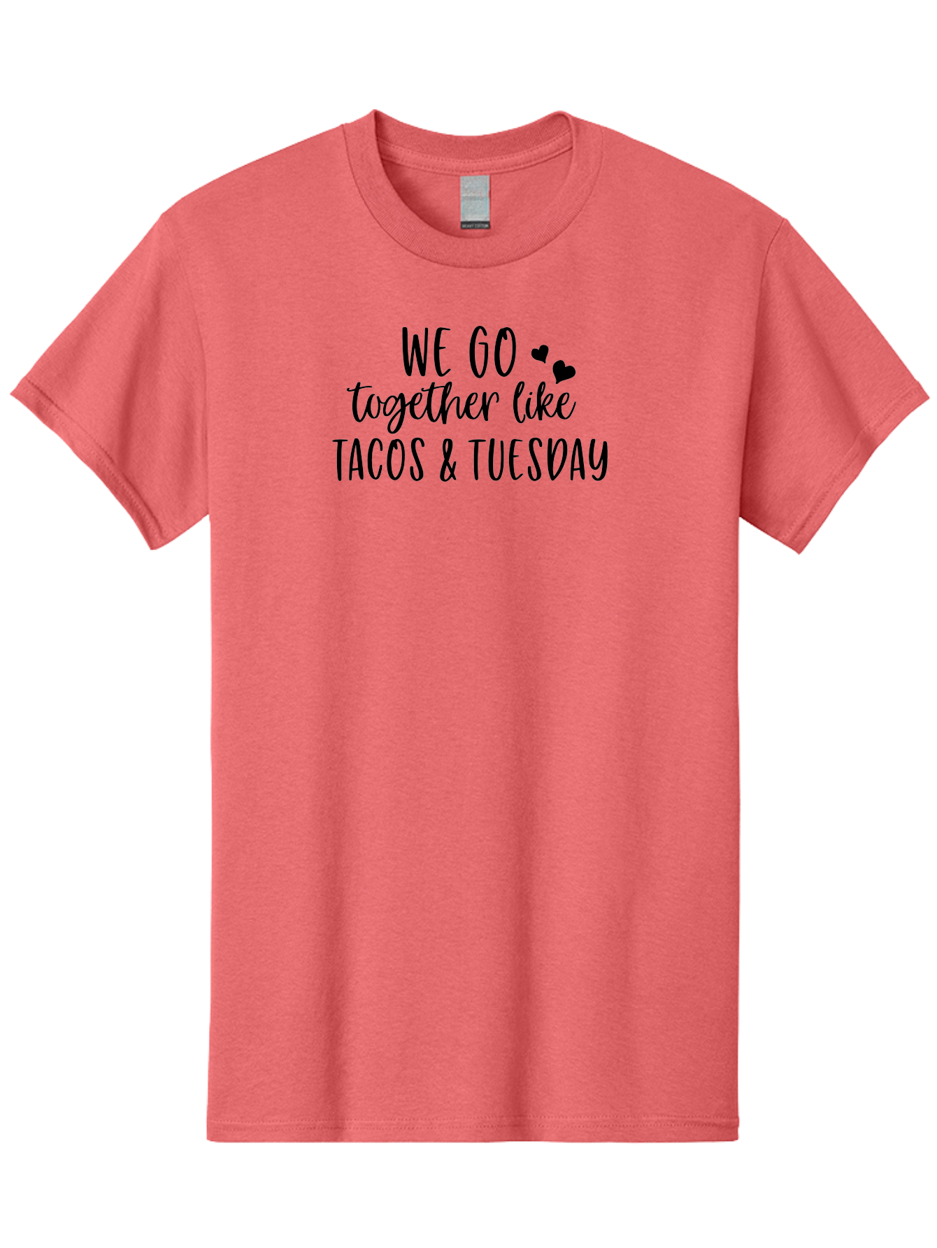 Tacos-Tuesday Men'S Graphic Tee, 100% Cotton, Comfortable Casual Summer Wear, Machine Washable, Tacos, Tuesday, Love Quote, Funny Quote, Couple Quote, Mexican Food, Heart, Quote Aad221 5