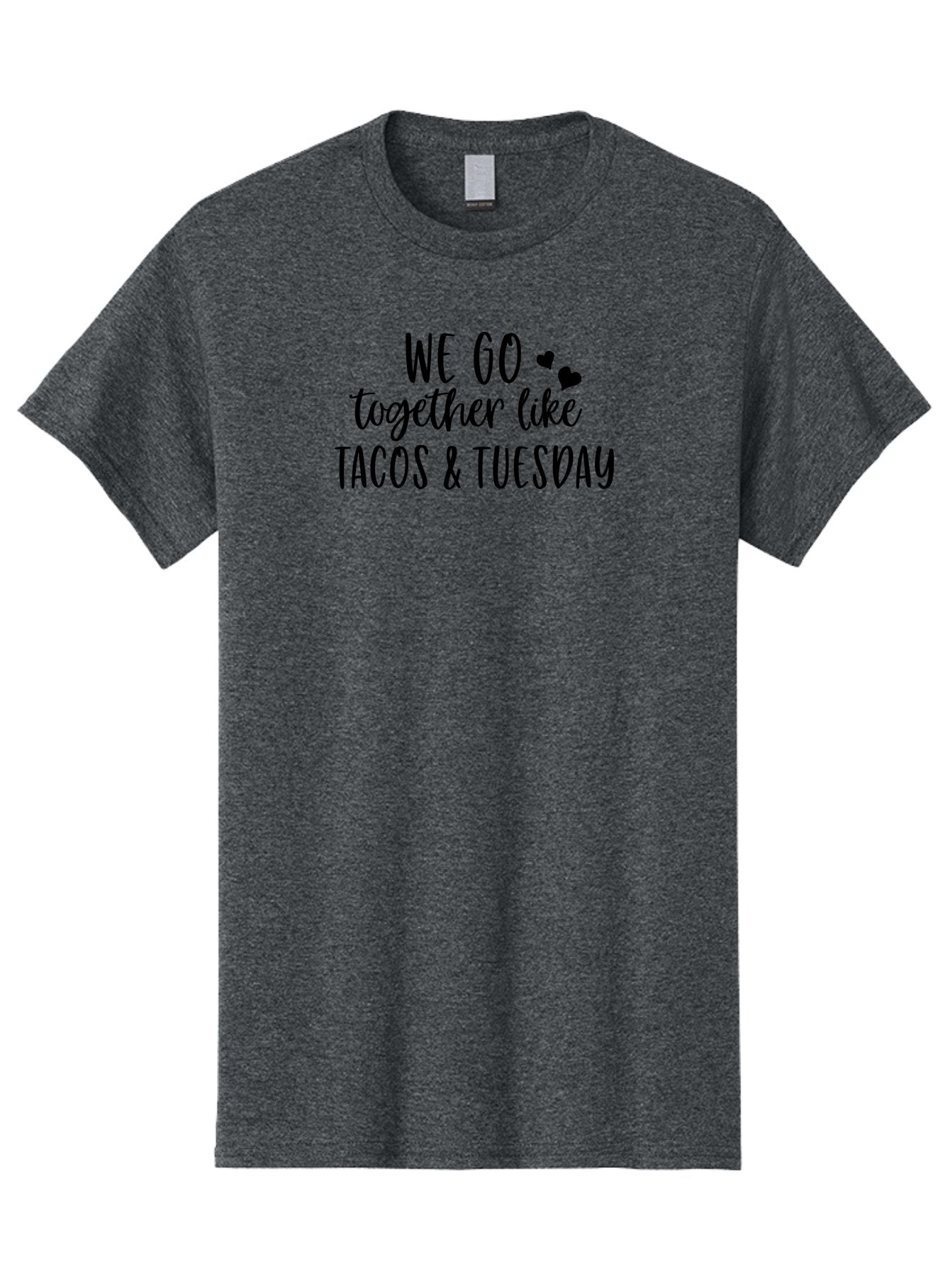Tacos-Tuesday Men'S Graphic Tee, 100% Cotton, Comfortable Casual Summer Wear, Machine Washable, Tacos, Tuesday, Love Quote, Funny Quote, Couple Quote, Mexican Food, Heart, Quote Aad221 8