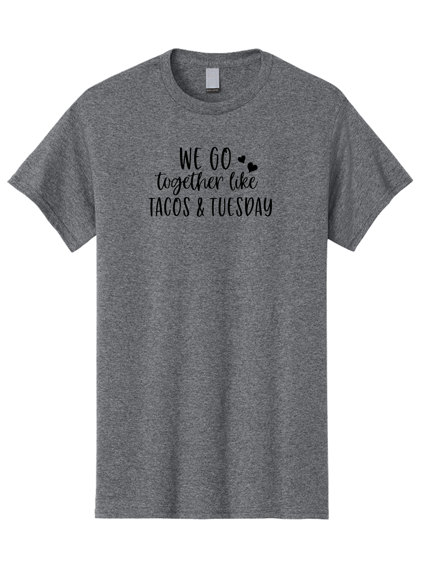 Tacos-Tuesday Men'S Graphic Tee, 100% Cotton, Comfortable Casual Summer Wear, Machine Washable, Tacos, Tuesday, Love Quote, Funny Quote, Couple Quote, Mexican Food, Heart, Quote Aad221 7