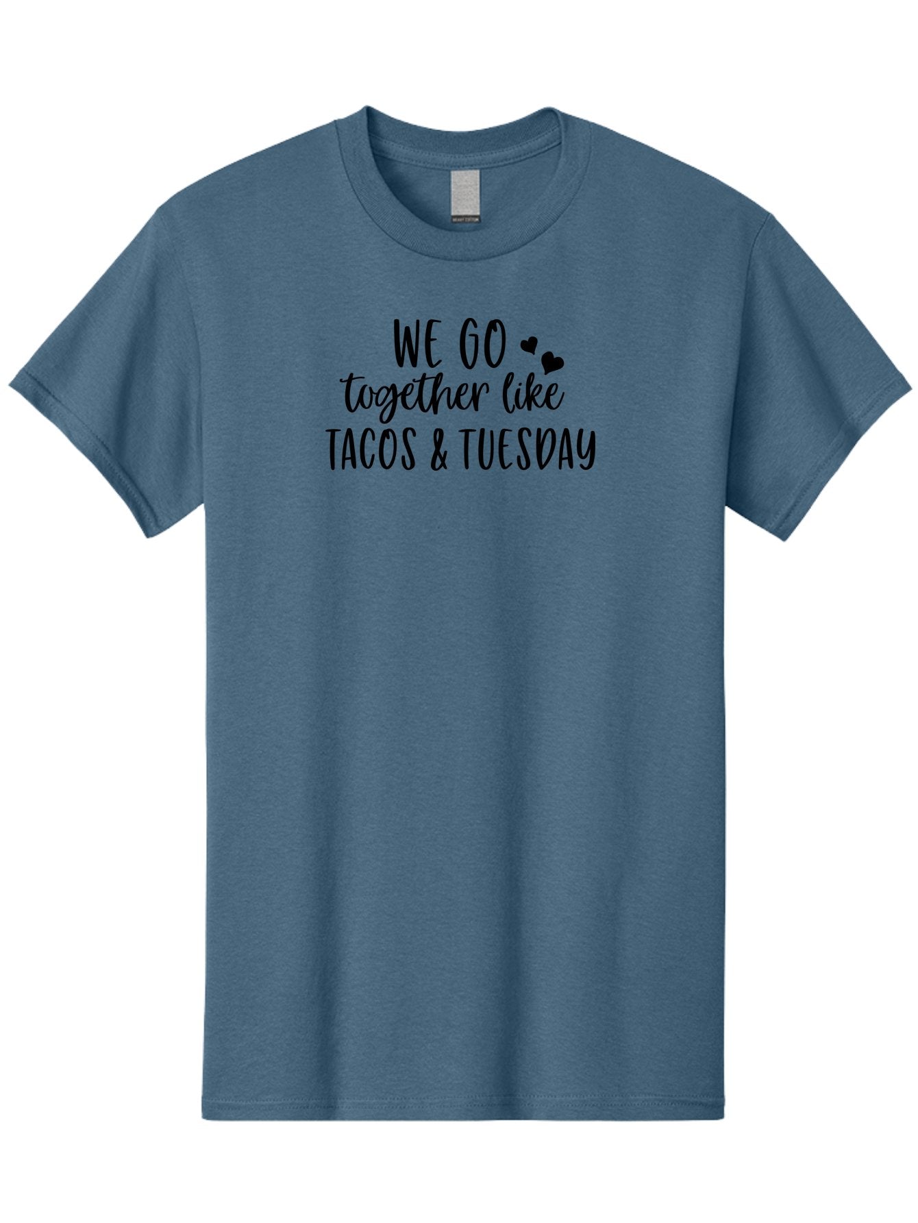 Tacos-Tuesday Men'S Graphic Tee, 100% Cotton, Comfortable Casual Summer Wear, Machine Washable, Tacos, Tuesday, Love Quote, Funny Quote, Couple Quote, Mexican Food, Heart, Quote Aad221 5