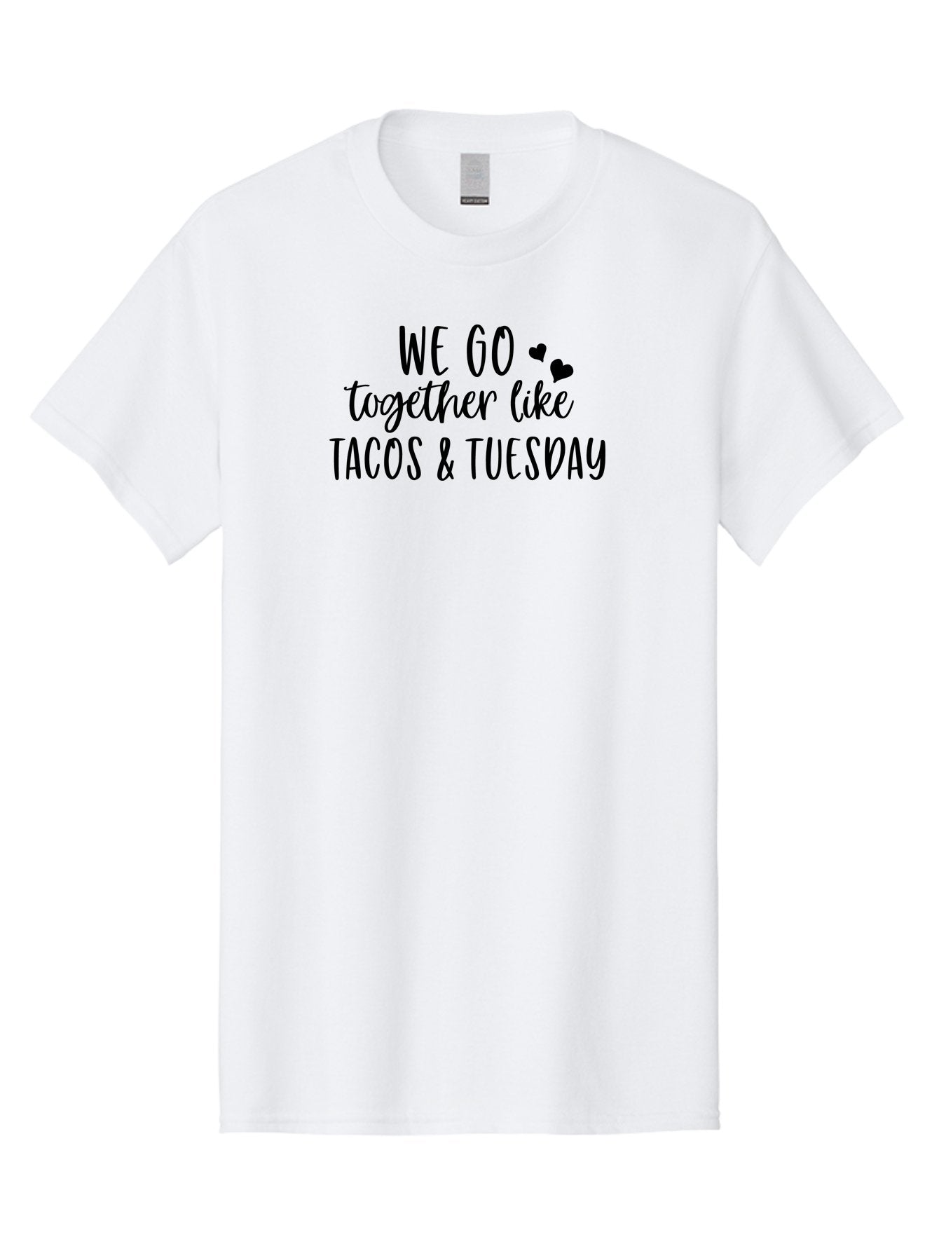 Tacos-Tuesday Men'S Graphic Tee, 100% Cotton, Comfortable Casual Summer Wear, Machine Washable, Tacos, Tuesday, Love Quote, Funny Quote, Couple Quote, Mexican Food, Heart, Quote Aad221 7