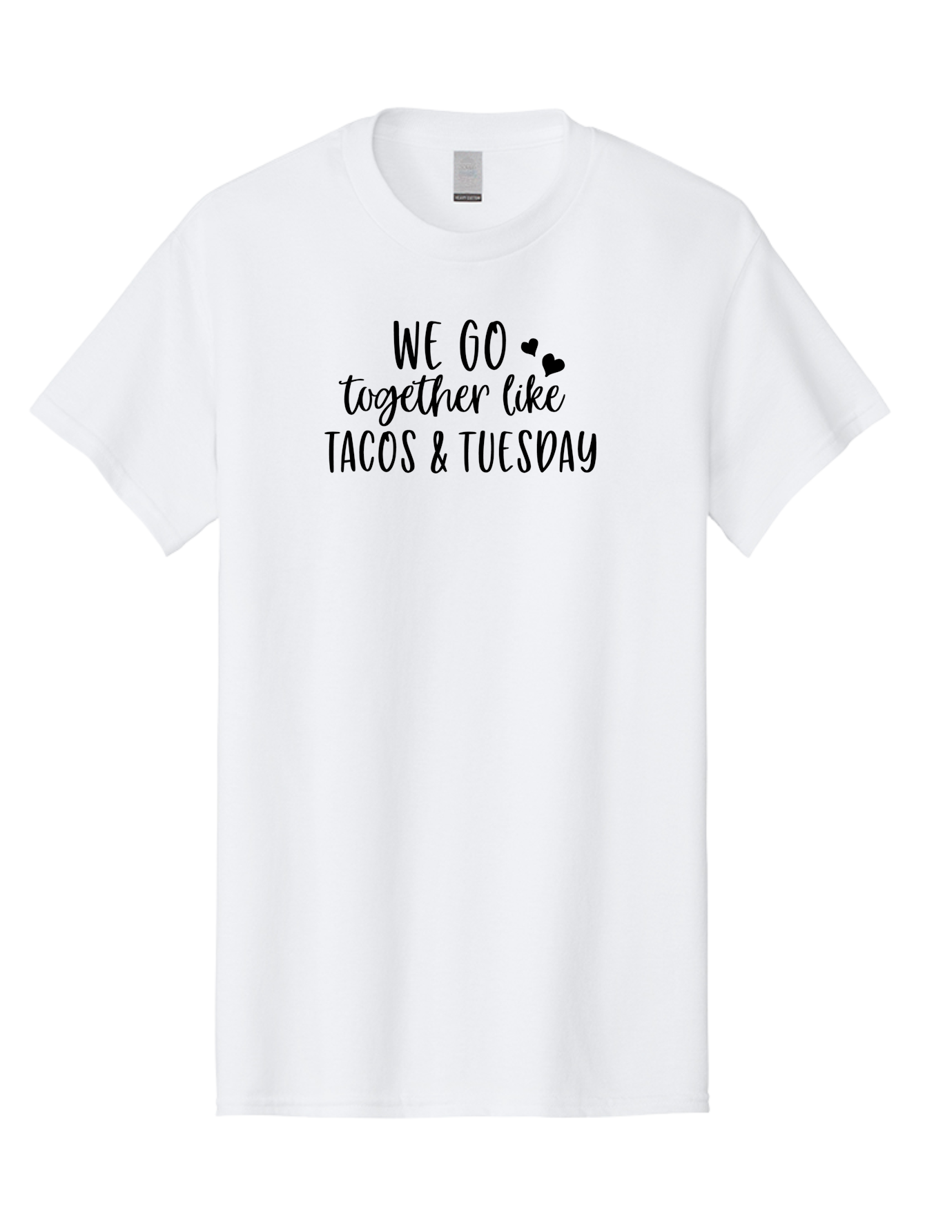 Tacos-Tuesday Men'S Graphic Tee, 100% Cotton, Comfortable Casual Summer Wear, Machine Washable, Tacos, Tuesday, Love Quote, Funny Quote, Couple Quote, Mexican Food, Heart, Quote Aad221 25