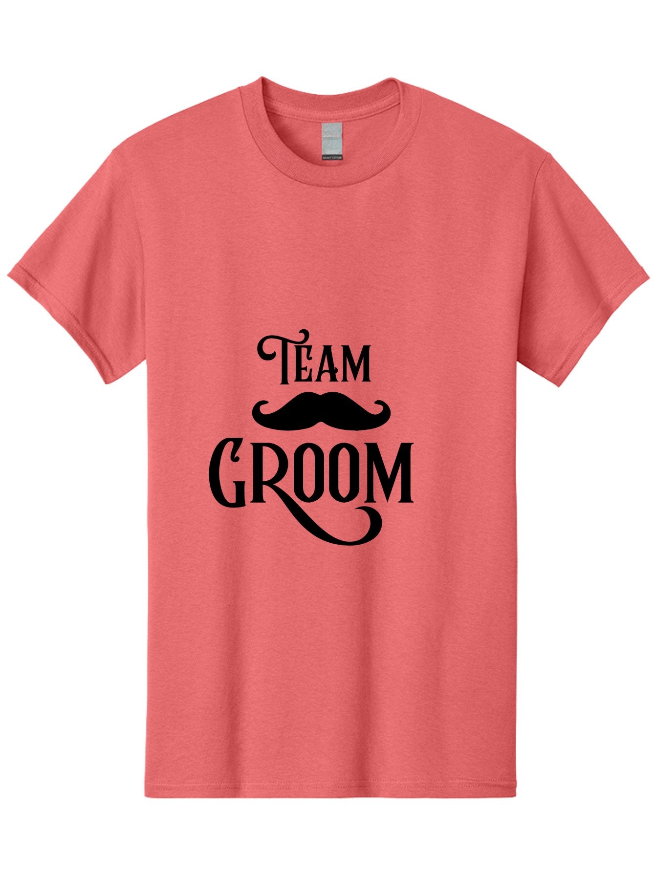 Team-Groom Men'S Graphic Tee, 100% Cotton, Comfortable Casual Summer Wear, Machine Washable, Team Groom, Wedding Party, Marriage Celebration, Mustache, Groom'S Squad, Wedding Accessories, Bridal Party, Wedding Theme Aad225 14