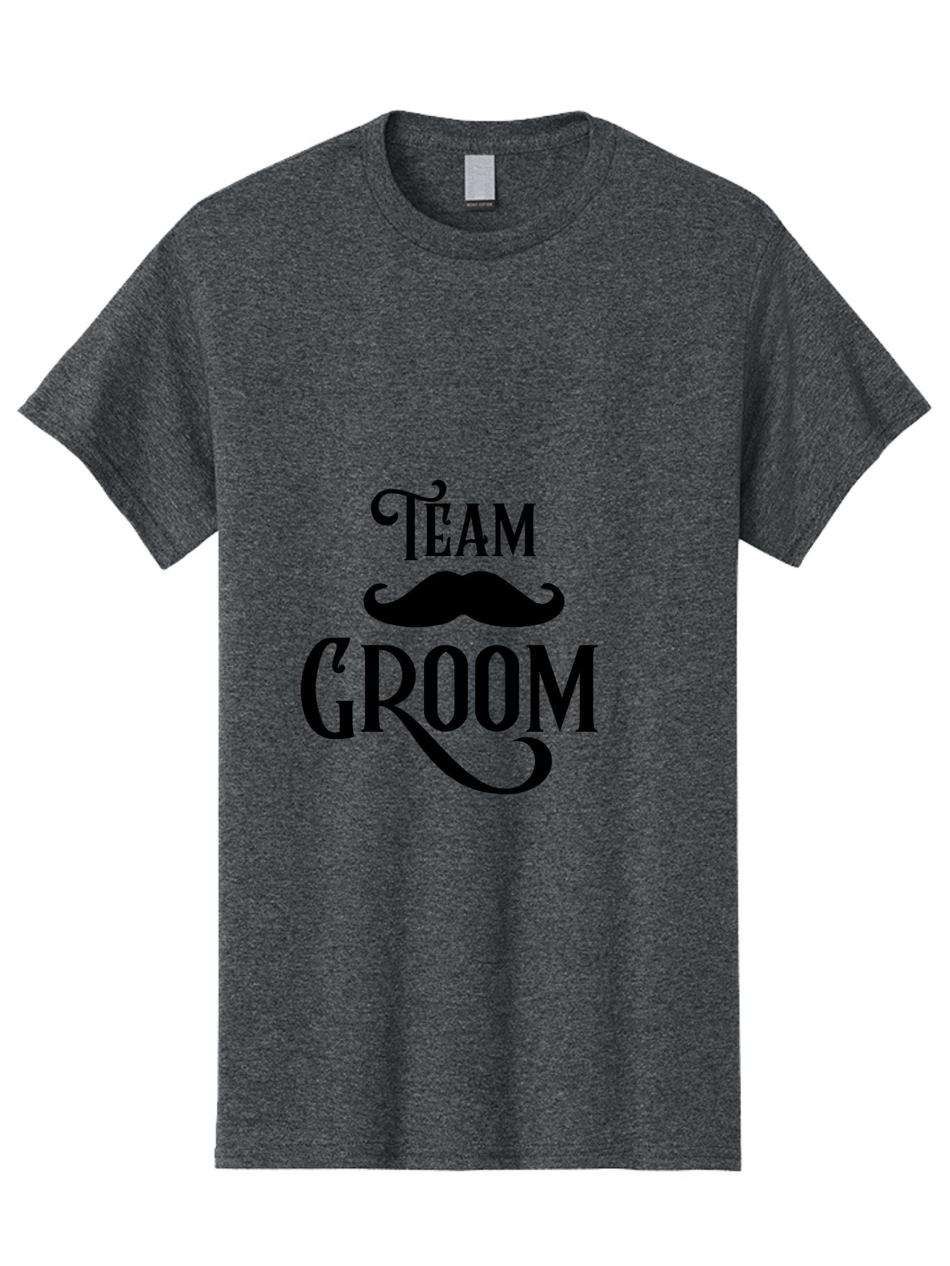 Team-Groom Men'S Graphic Tee, 100% Cotton, Comfortable Casual Summer Wear, Machine Washable, Team Groom, Wedding Party, Marriage Celebration, Mustache, Groom'S Squad, Wedding Accessories, Bridal Party, Wedding Theme Aad225 13