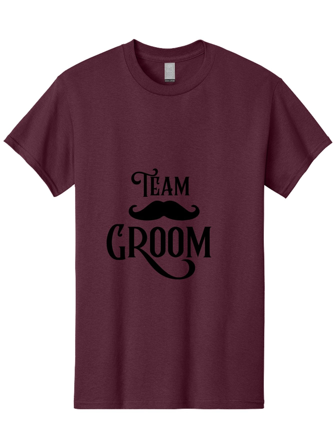 Team-Groom Men'S Graphic Tee, 100% Cotton, Comfortable Casual Summer Wear, Machine Washable, Team Groom, Wedding Party, Marriage Celebration, Mustache, Groom'S Squad, Wedding Accessories, Bridal Party, Wedding Theme Aad225 12