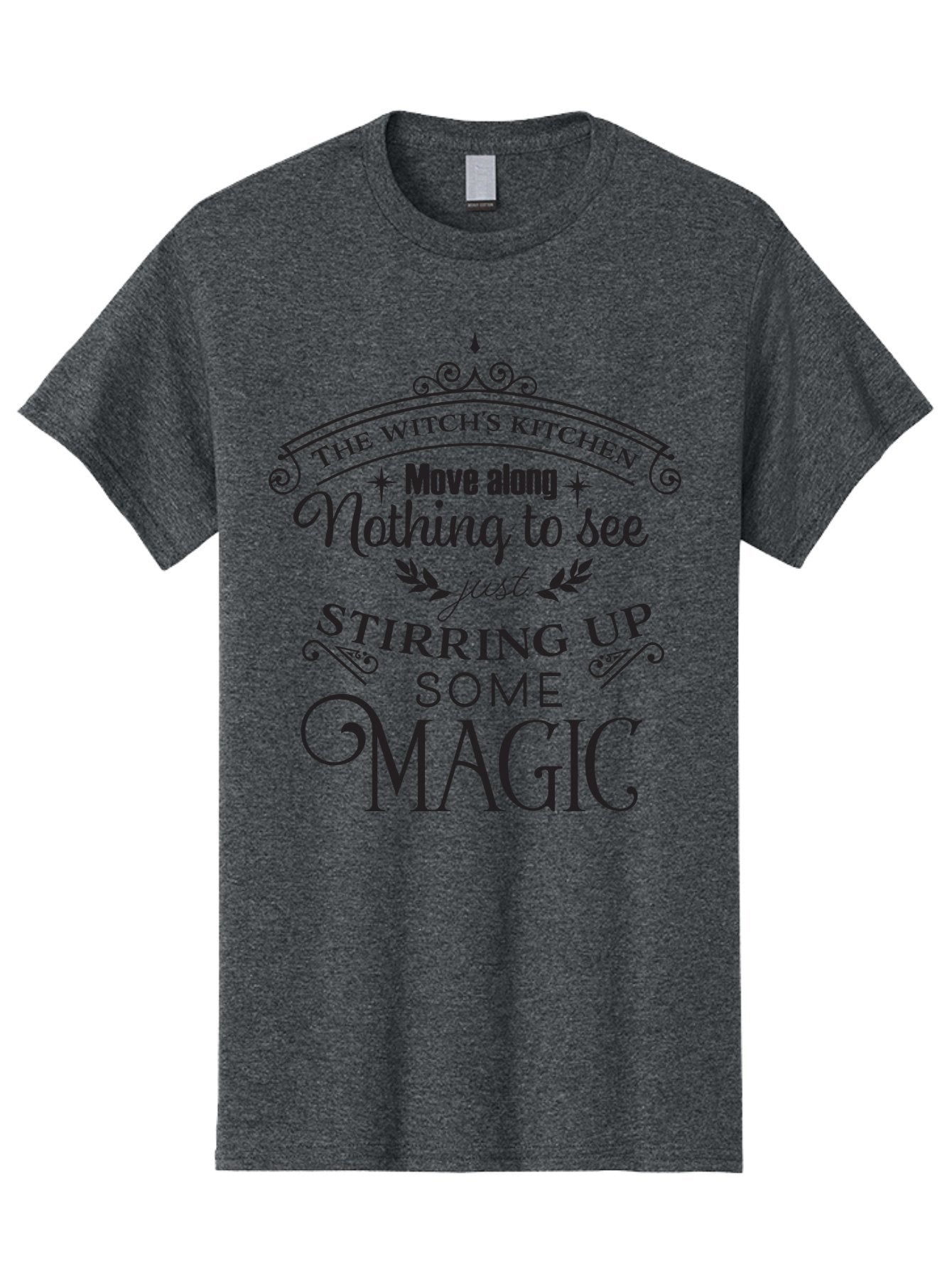 The-Witch-S-Kitchen Men'S Graphic Tee, 100% Cotton, Comfortable Casual Summer Wear, Machine Washable, Witchy Vibes, Mystical Quotes, Magical Kitchen, Spellbinding Atmosphere, Mystical Elements, Witchcraft Phrases, Mystical Ambiance Aad240 15