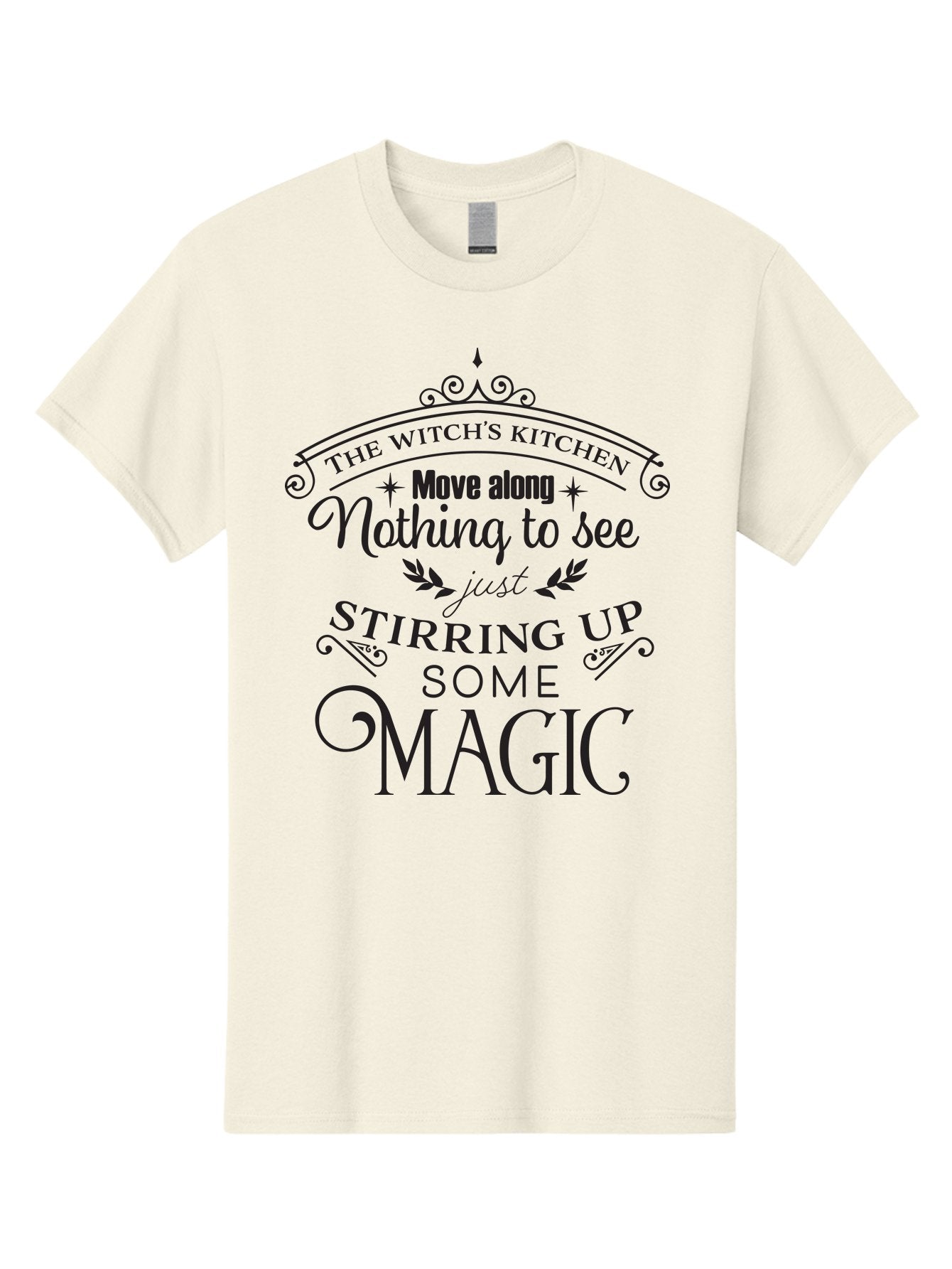The-Witch-S-Kitchen Men'S Graphic Tee, 100% Cotton, Comfortable Casual Summer Wear, Machine Washable, Witchy Vibes, Mystical Quotes, Magical Kitchen, Spellbinding Atmosphere, Mystical Elements, Witchcraft Phrases, Mystical Ambiance Aad240 6