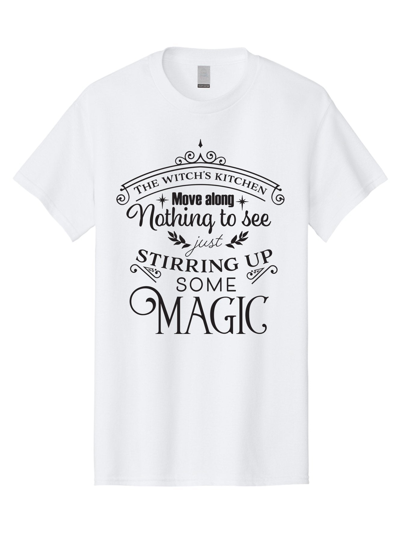 The-Witch-S-Kitchen Men'S Graphic Tee, 100% Cotton, Comfortable Casual Summer Wear, Machine Washable, Witchy Vibes, Mystical Quotes, Magical Kitchen, Spellbinding Atmosphere, Mystical Elements, Witchcraft Phrases, Mystical Ambiance Aad240 7