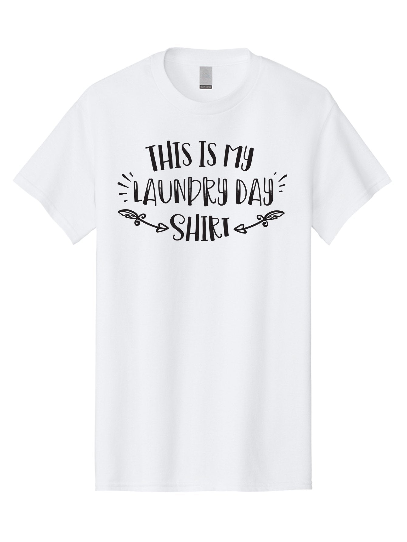 This-Is-My-Laundry-Day-Shirt Men'S Graphic Tee, 100% Cotton, Comfortable Casual Summer Wear, Machine Washable, Funny Laundry Quote, Quirky T-Shirt Design, Humorous Phrase, Playful Graphic, Creative Typography, Witty Saying, Novelty Apparel, Aad247