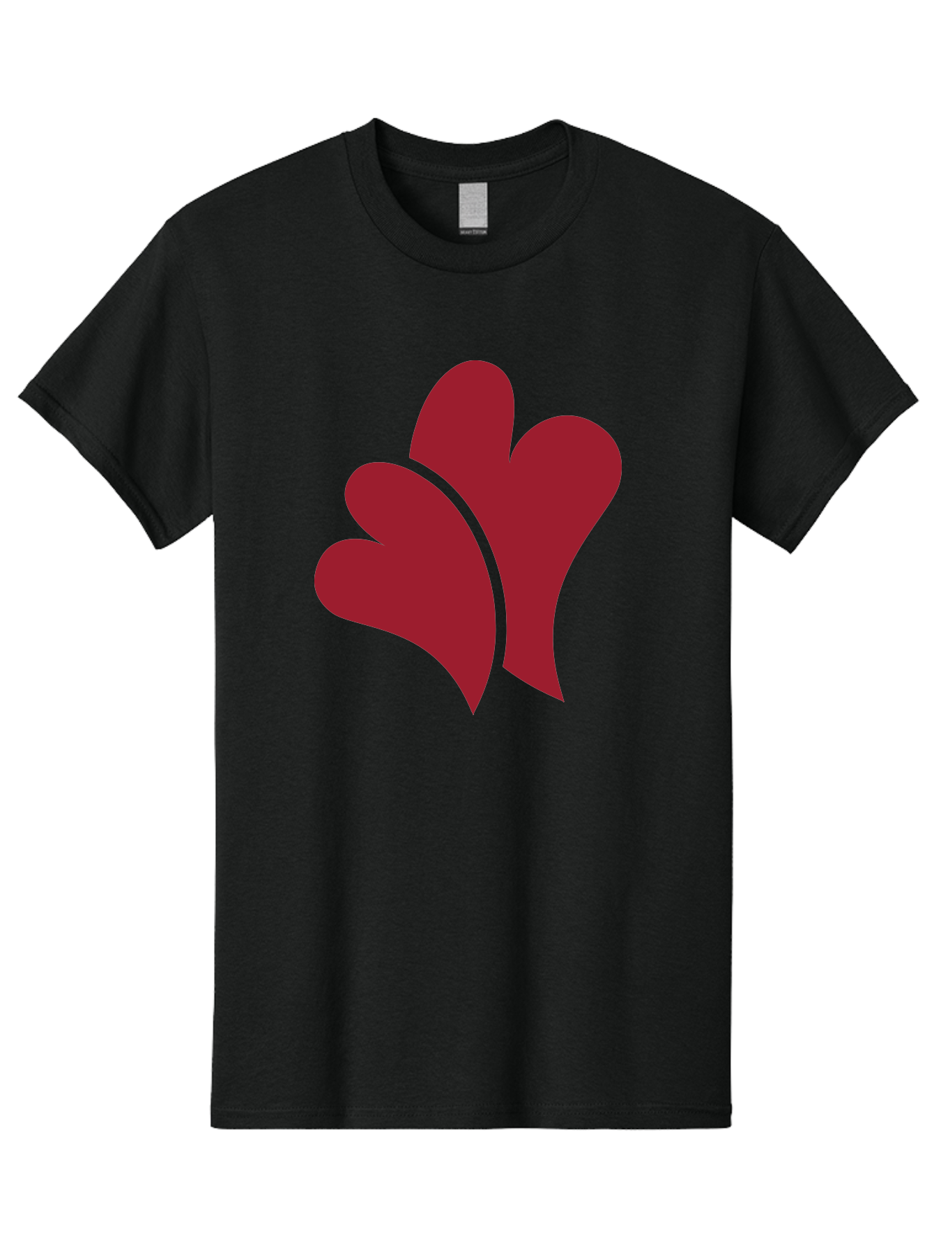 Three-Hearts-1 Men'S Graphic Tee, 100% Cotton, Comfortable Casual Summer Wear, Machine Washable, Three Red Hearts, Love Symbol, Heart Design, Red Color Scheme, Minimalist Art, Simple Shapes, Heart Illustration, Abstract Hearts, Symbol Of Love, Aad252 5