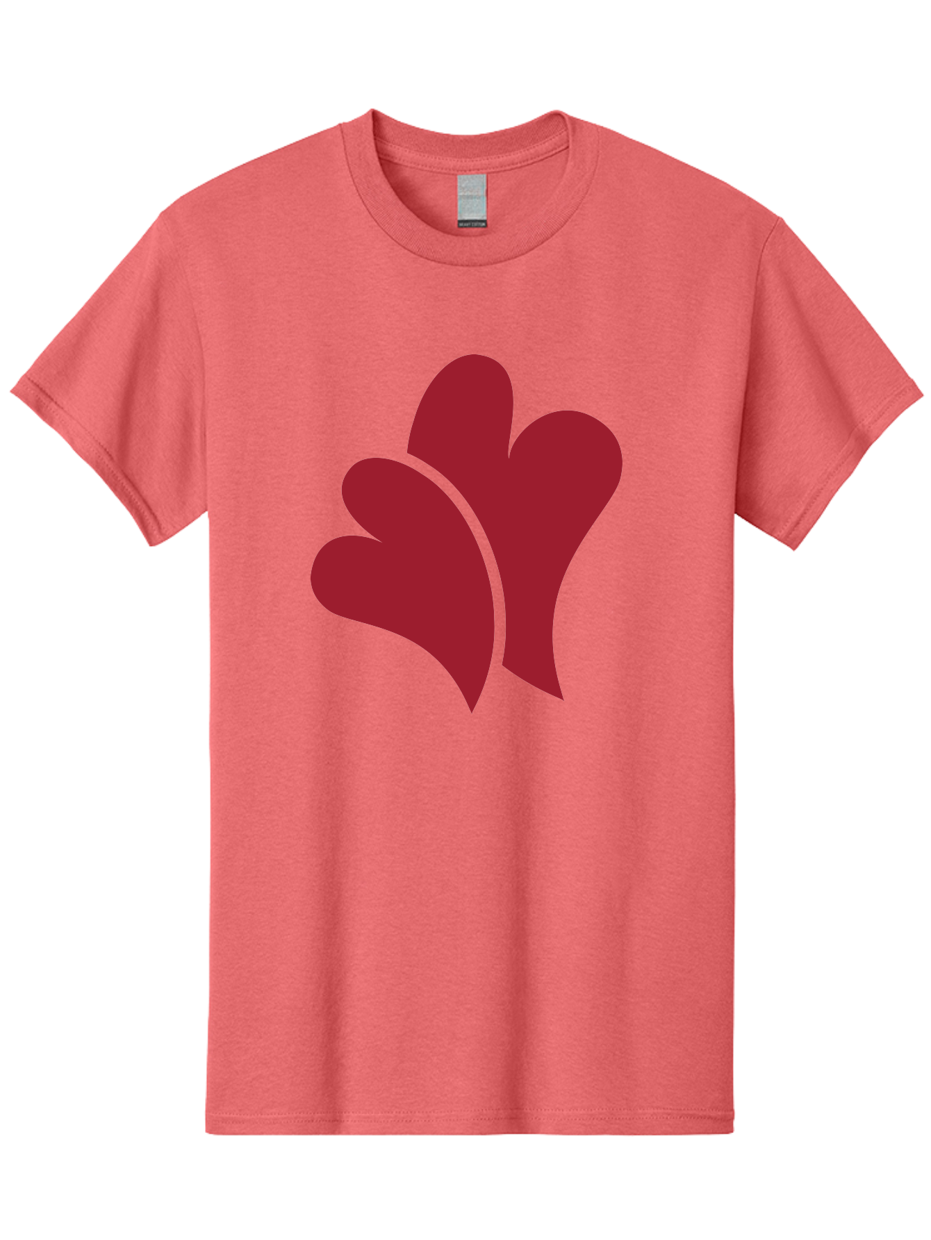 Three-Hearts-1 Men'S Graphic Tee, 100% Cotton, Comfortable Casual Summer Wear, Machine Washable, Three Red Hearts, Love Symbol, Heart Design, Red Color Scheme, Minimalist Art, Simple Shapes, Heart Illustration, Abstract Hearts, Symbol Of Love, Aad252 9
