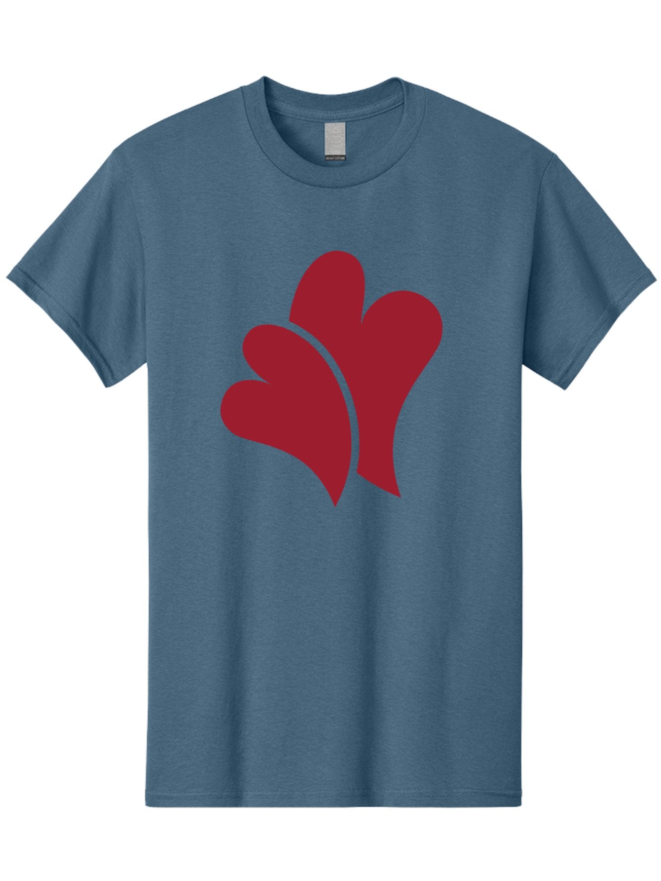 Three-Hearts-1 Men'S Graphic Tee, 100% Cotton, Comfortable Casual Summer Wear, Machine Washable, Three Red Hearts, Love Symbol, Heart Design, Red Color Scheme, Minimalist Art, Simple Shapes, Heart Illustration, Abstract Hearts, Symbol Of Love, Aad252 13