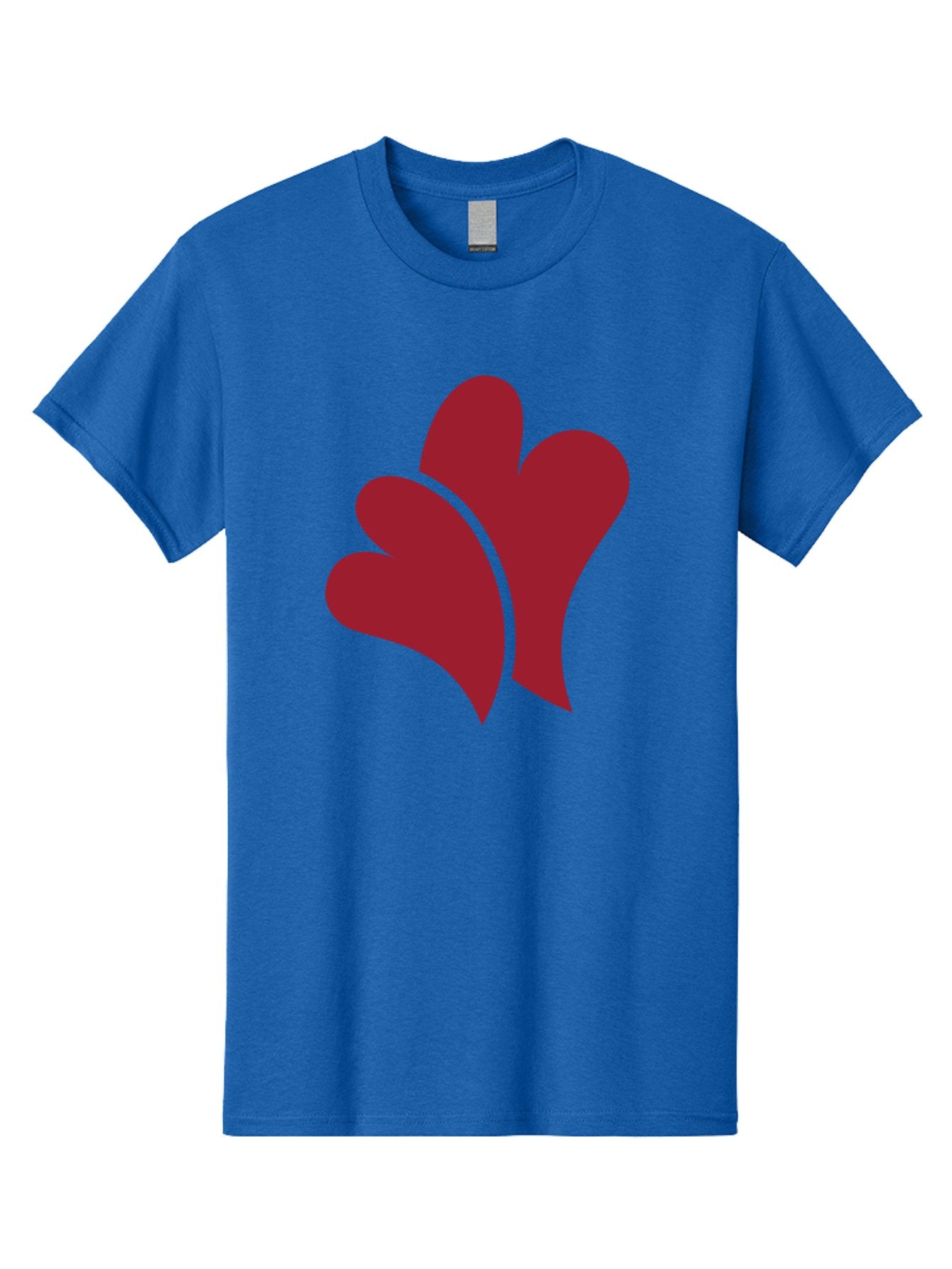 Three-Hearts-1 Men'S Graphic Tee, 100% Cotton, Comfortable Casual Summer Wear, Machine Washable, Three Red Hearts, Love Symbol, Heart Design, Red Color Scheme, Minimalist Art, Simple Shapes, Heart Illustration, Abstract Hearts, Symbol Of Love, Aad252 15