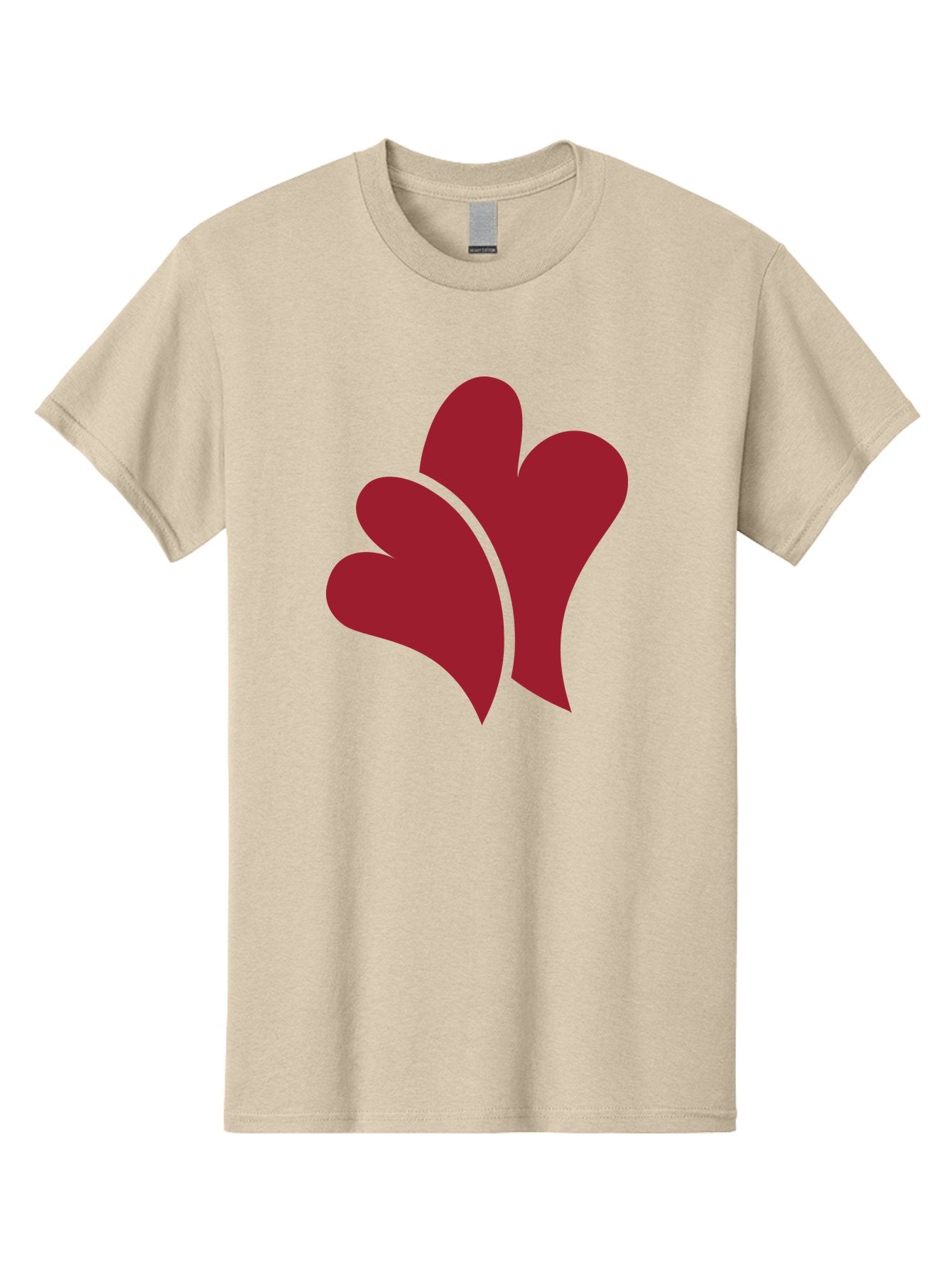 Three-Hearts-1 Men'S Graphic Tee, 100% Cotton, Comfortable Casual Summer Wear, Machine Washable, Three Red Hearts, Love Symbol, Heart Design, Red Color Scheme, Minimalist Art, Simple Shapes, Heart Illustration, Abstract Hearts, Symbol Of Love, Aad252 10