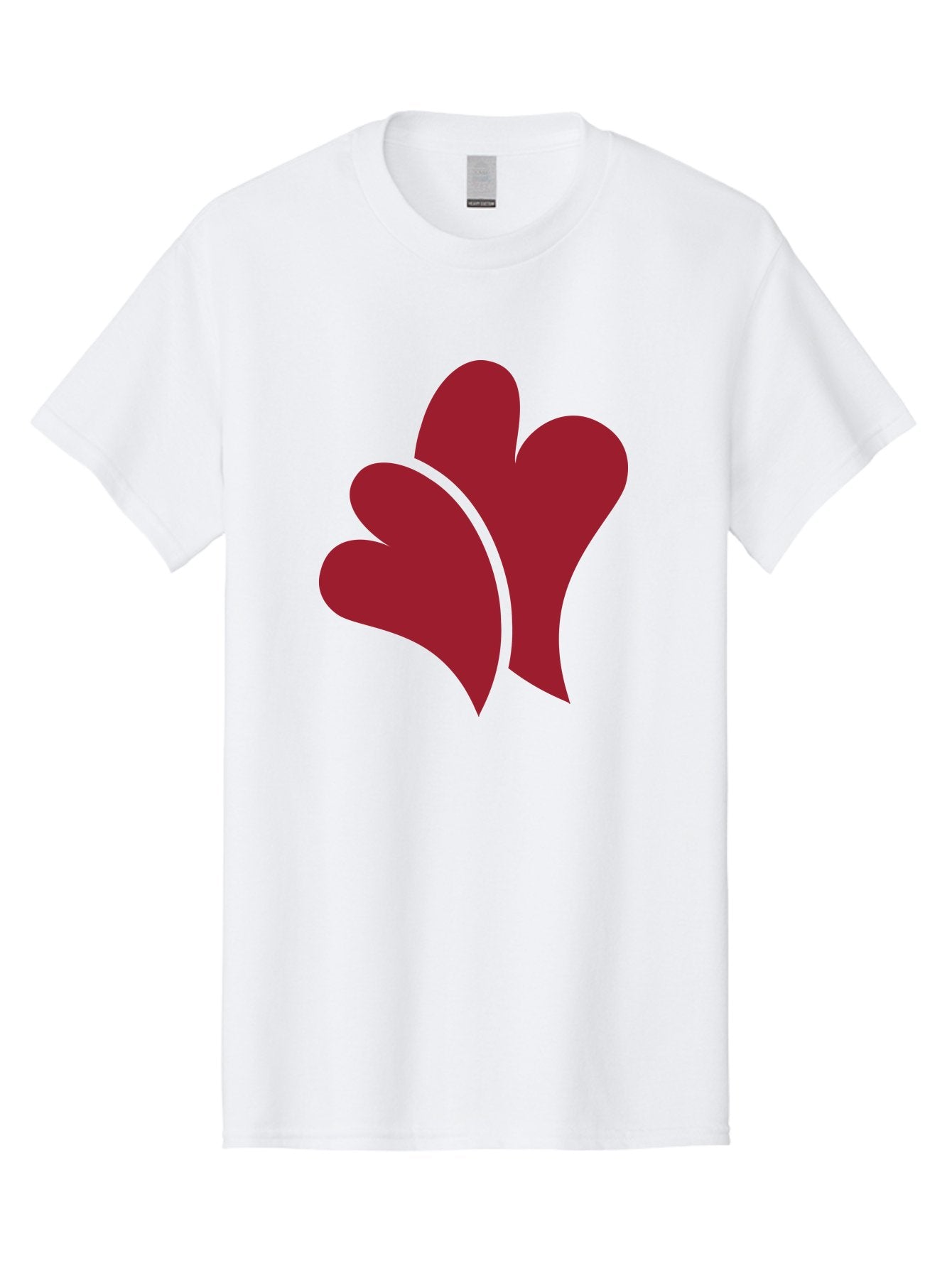 Three-Hearts-1 Men'S Graphic Tee, 100% Cotton, Comfortable Casual Summer Wear, Machine Washable, Three Red Hearts, Love Symbol, Heart Design, Red Color Scheme, Minimalist Art, Simple Shapes, Heart Illustration, Abstract Hearts, Symbol Of Love, Aad252 3
