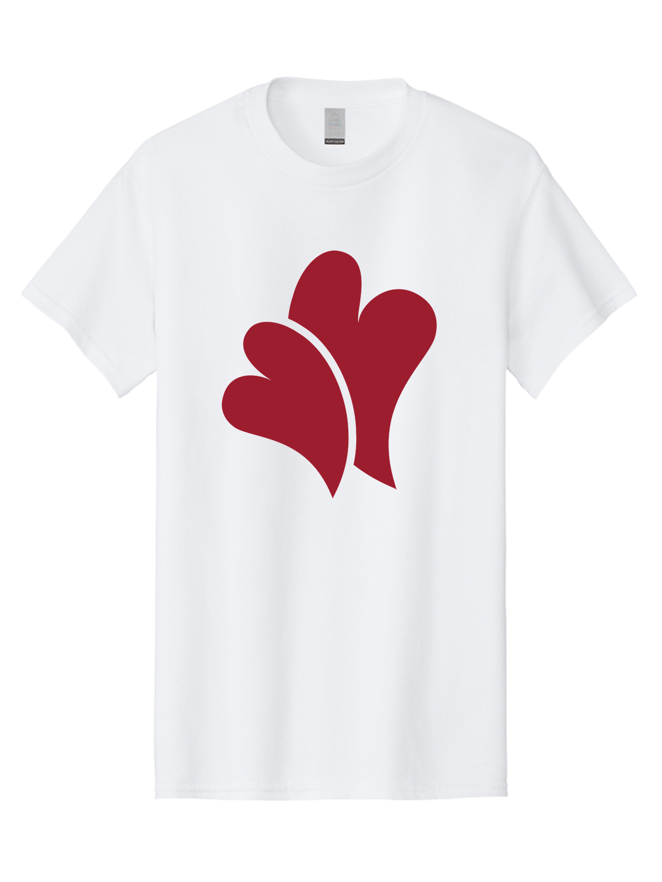 Three-Hearts-1 Men'S Graphic Tee, 100% Cotton, Comfortable Casual Summer Wear, Machine Washable, Three Red Hearts, Love Symbol, Heart Design, Red Color Scheme, Minimalist Art, Simple Shapes, Heart Illustration, Abstract Hearts, Symbol Of Love, Aad252 17