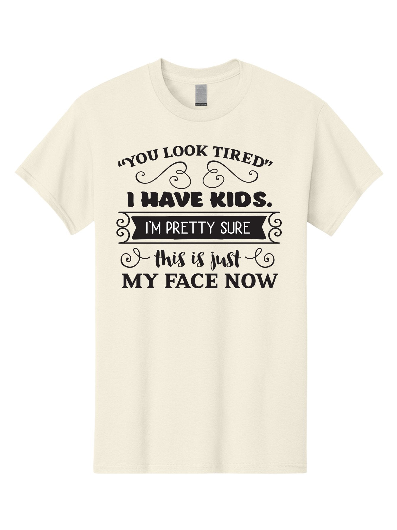 Tired-Parent Men'S Graphic Tee, 100% Cotton, Comfortable Casual Summer Wear, Machine Washable, Funny Quote, Parenting Humor, Tired Parents, Mom Life, Dad Jokes, Parenting Struggles, Humorous Sayings, Witty Remarks, Relatable Quotes, Aad260