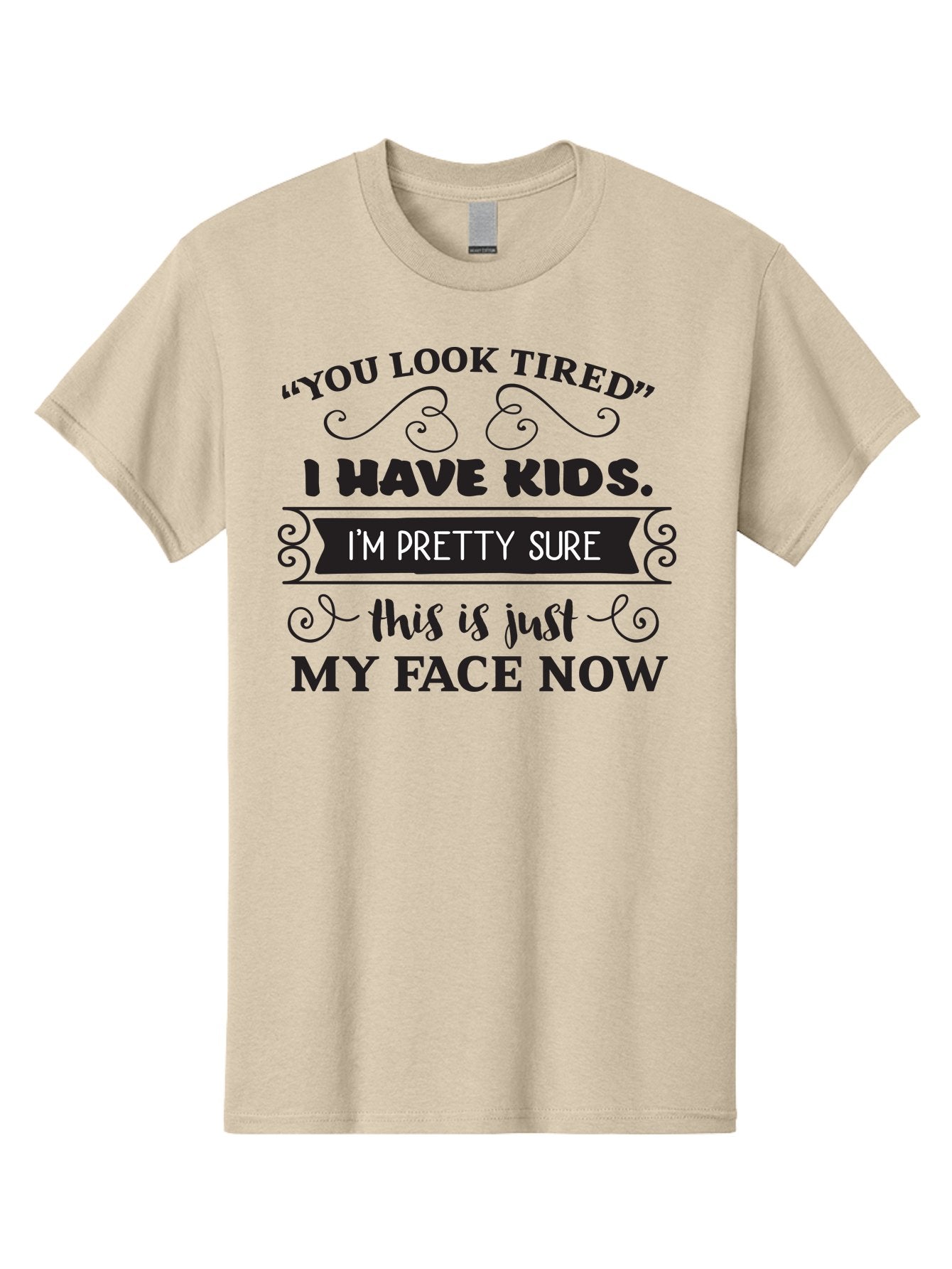 Tired-Parent Men'S Graphic Tee, 100% Cotton, Comfortable Casual Summer Wear, Machine Washable, Funny Quote, Parenting Humor, Tired Parents, Mom Life, Dad Jokes, Parenting Struggles, Humorous Sayings, Witty Remarks, Relatable Quotes, Aad260 4