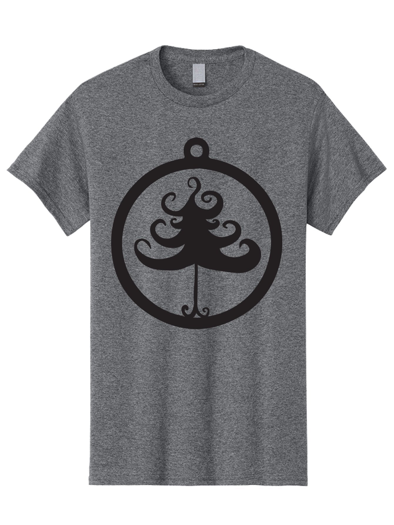 Tree-Of-Life-Logo Men'S Graphic Tee, 100% Cotton, Comfortable Casual Summer Wear, Machine Washable, Evenstar Symbol, Lord Of The Rings, Fantasy Emblem, Elegant Design, Ornate Tree, Mystical Icon, Symbolic Representation, Stylized Artwork, Aad269 11
